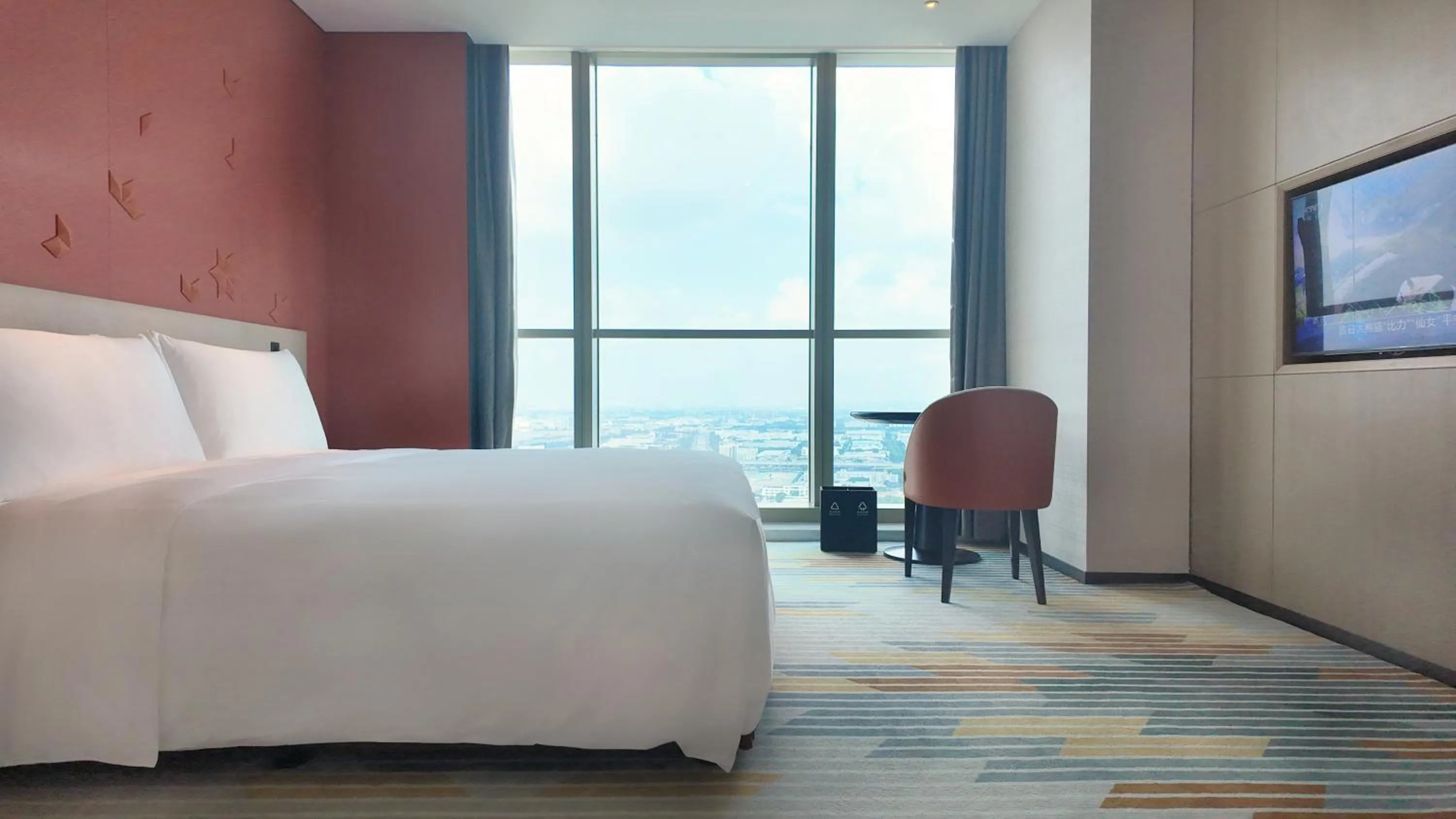 Bedroom in The Qube Hotel Shanghai Qingpu