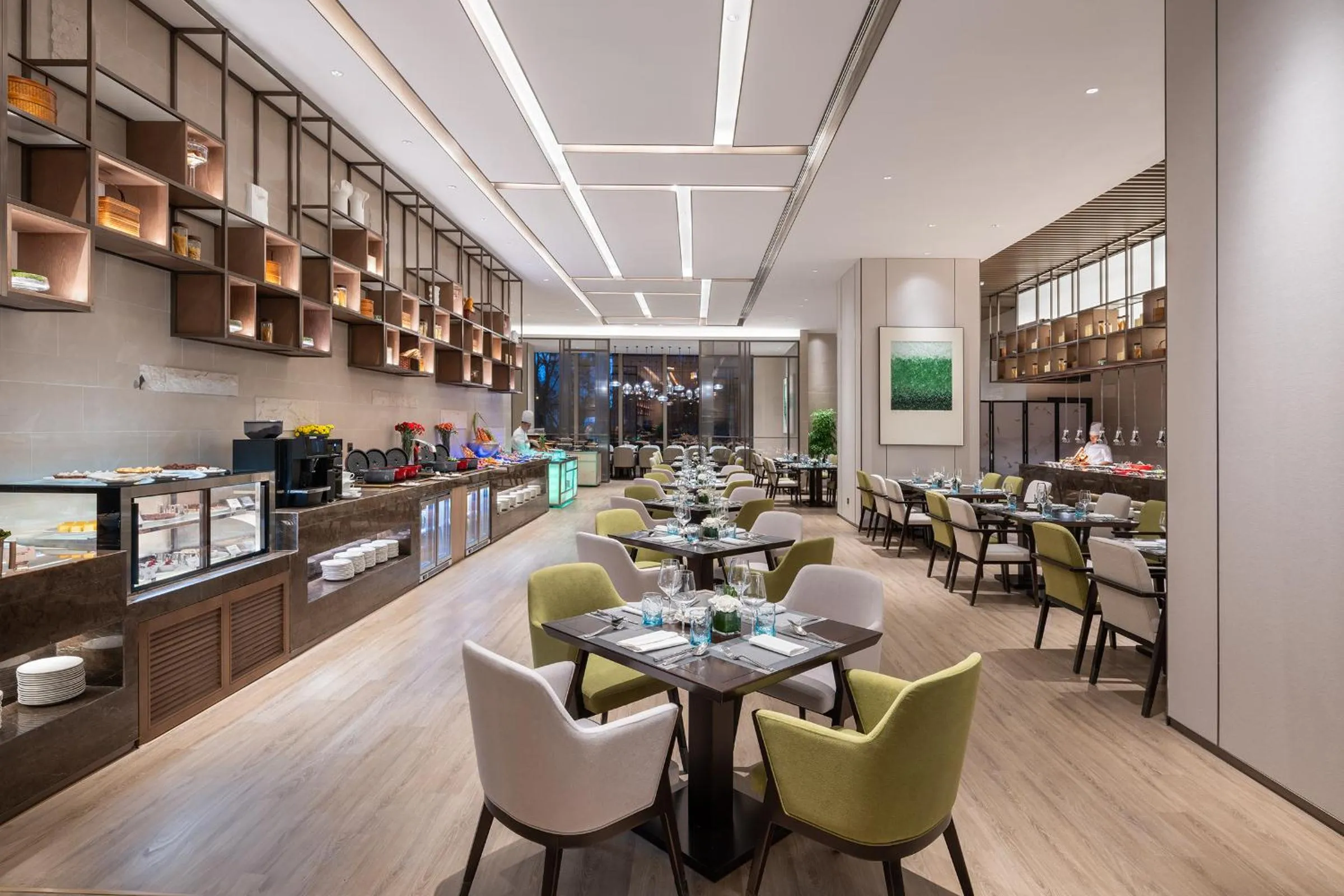Restaurant/places to eat in The Qube Hotel Shanghai Qingpu