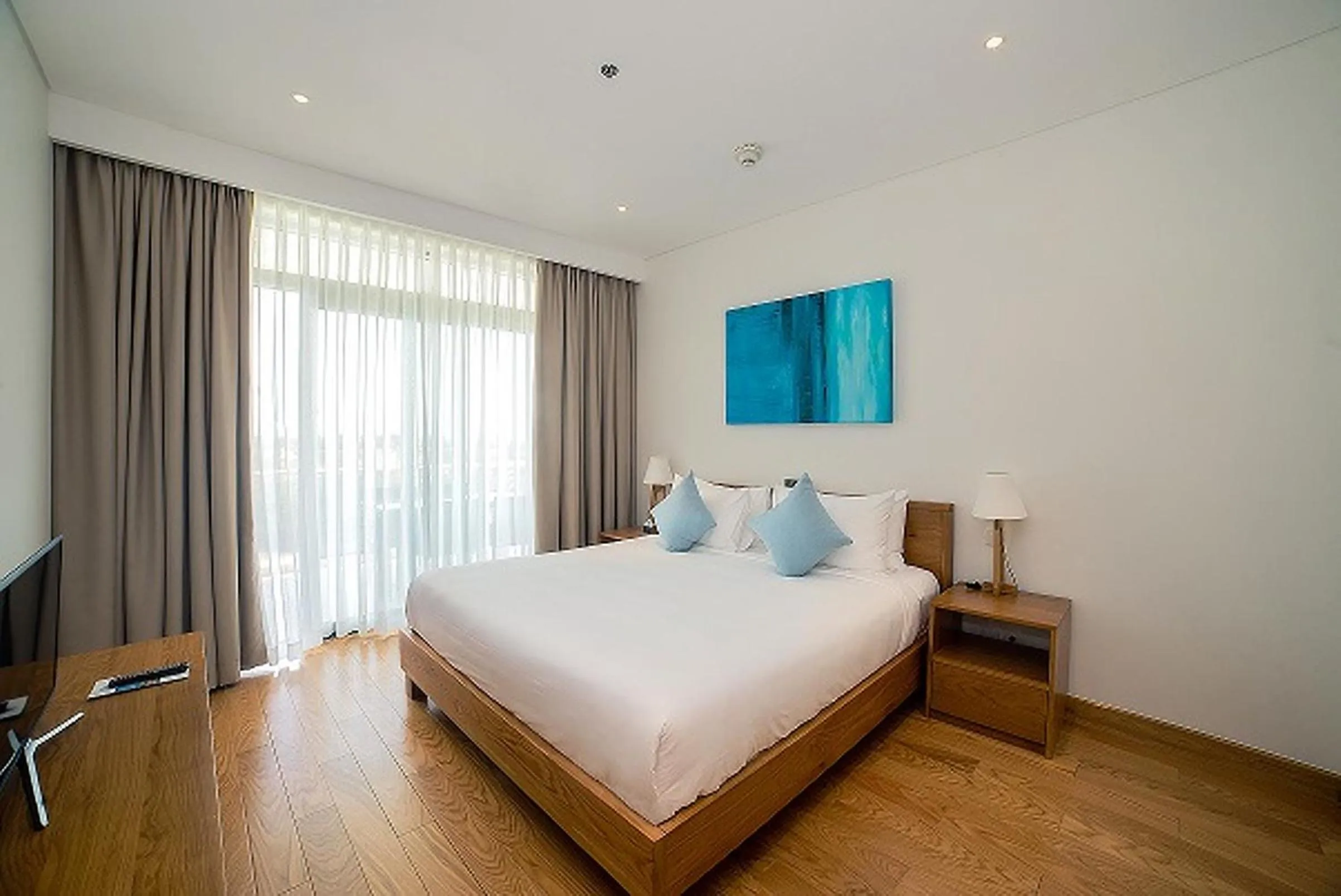 Bed in The Ocean Resort Danang