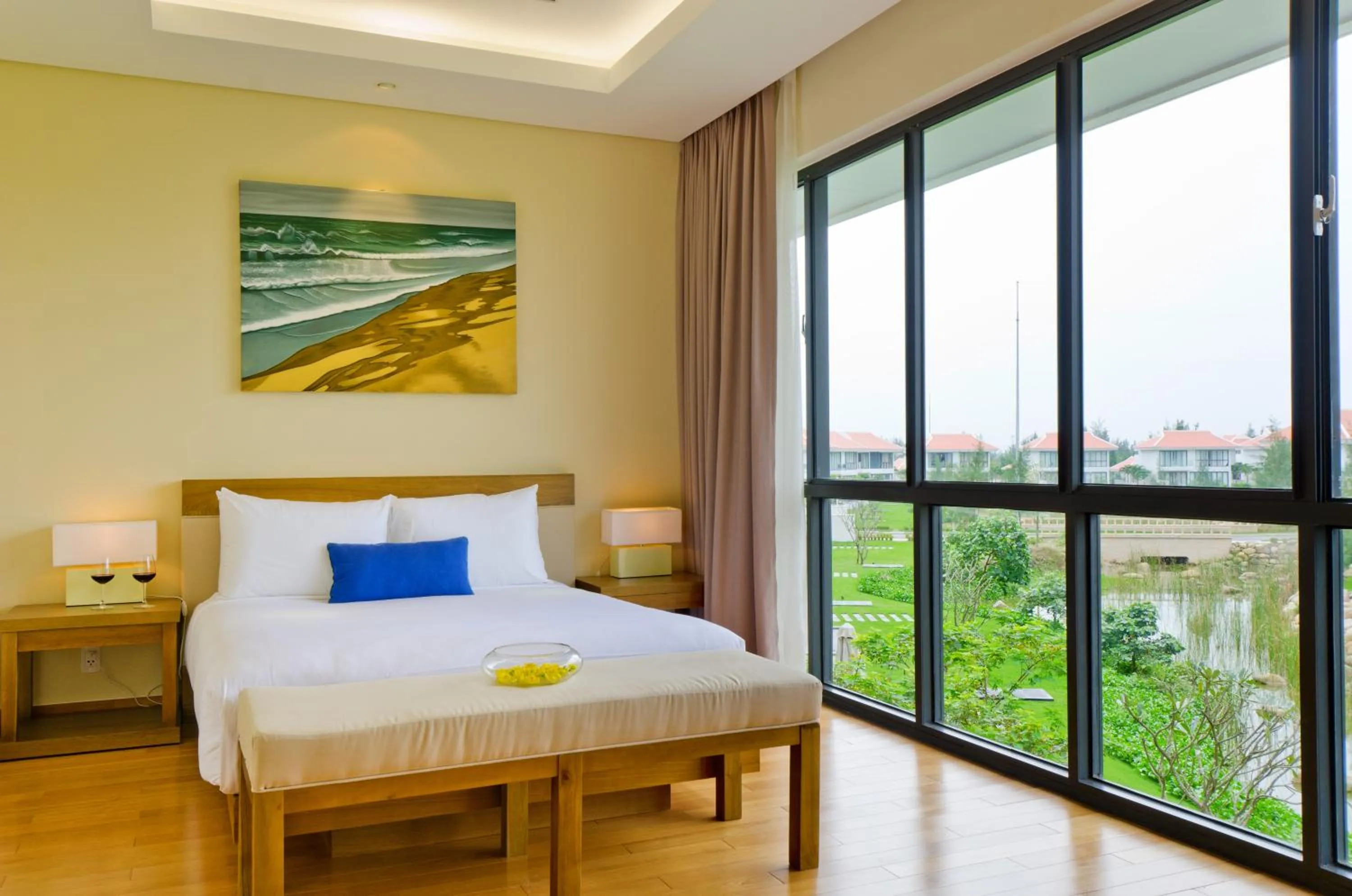 Bed in The Ocean Resort Danang