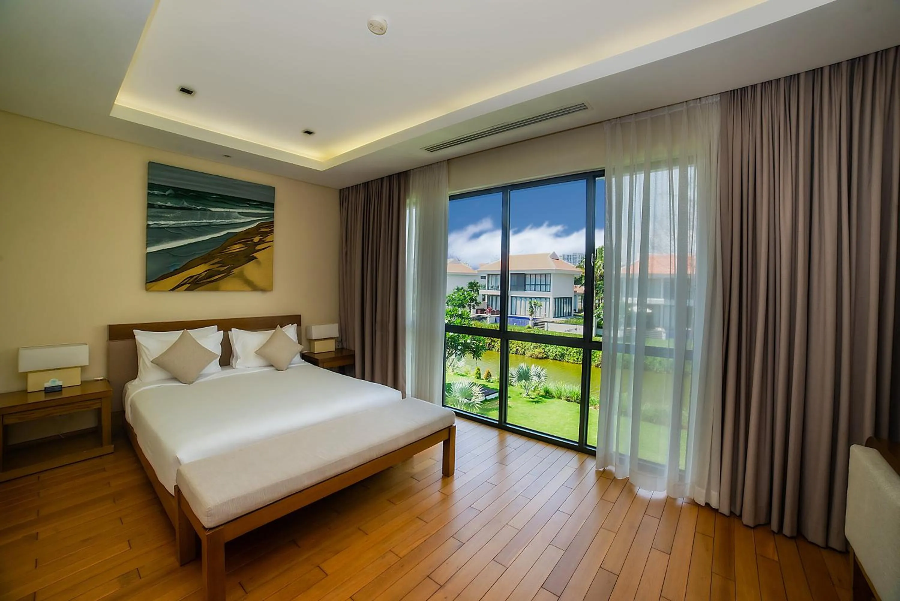Bed in The Ocean Resort Danang