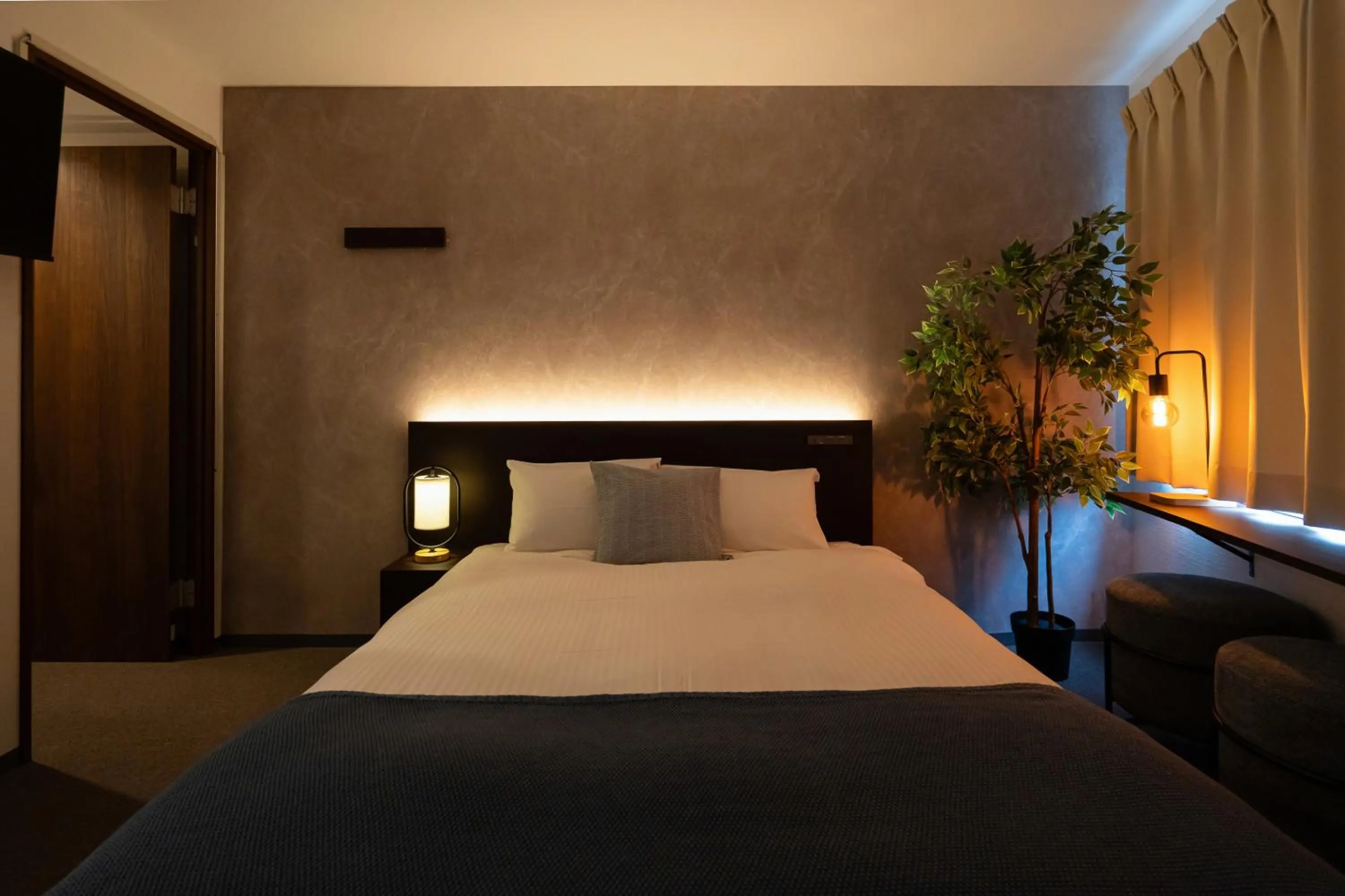 Bed in Residence Hotel Sapporo Susukino