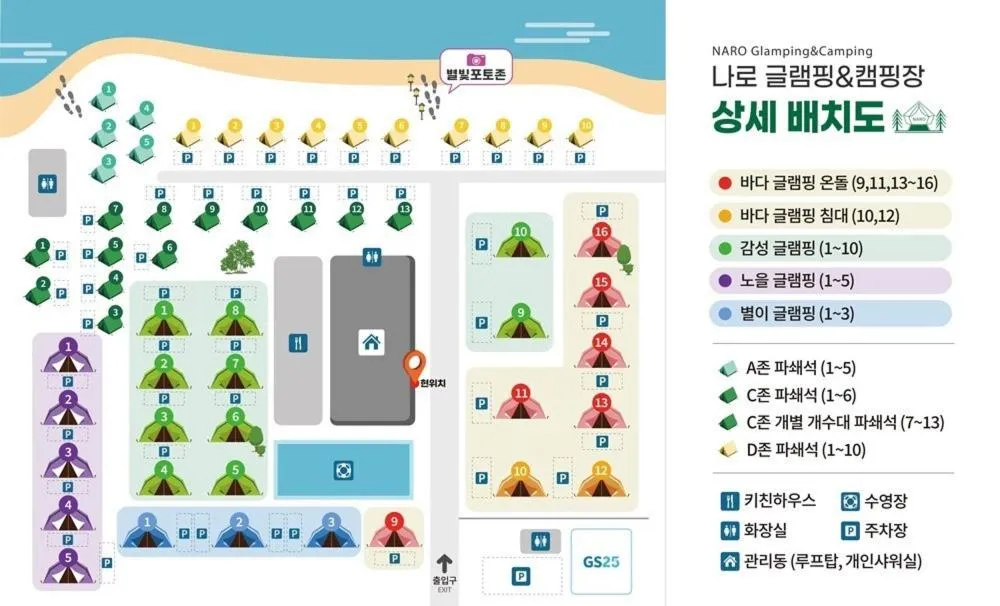 Taean Hakanpo Naro Glamping Camping