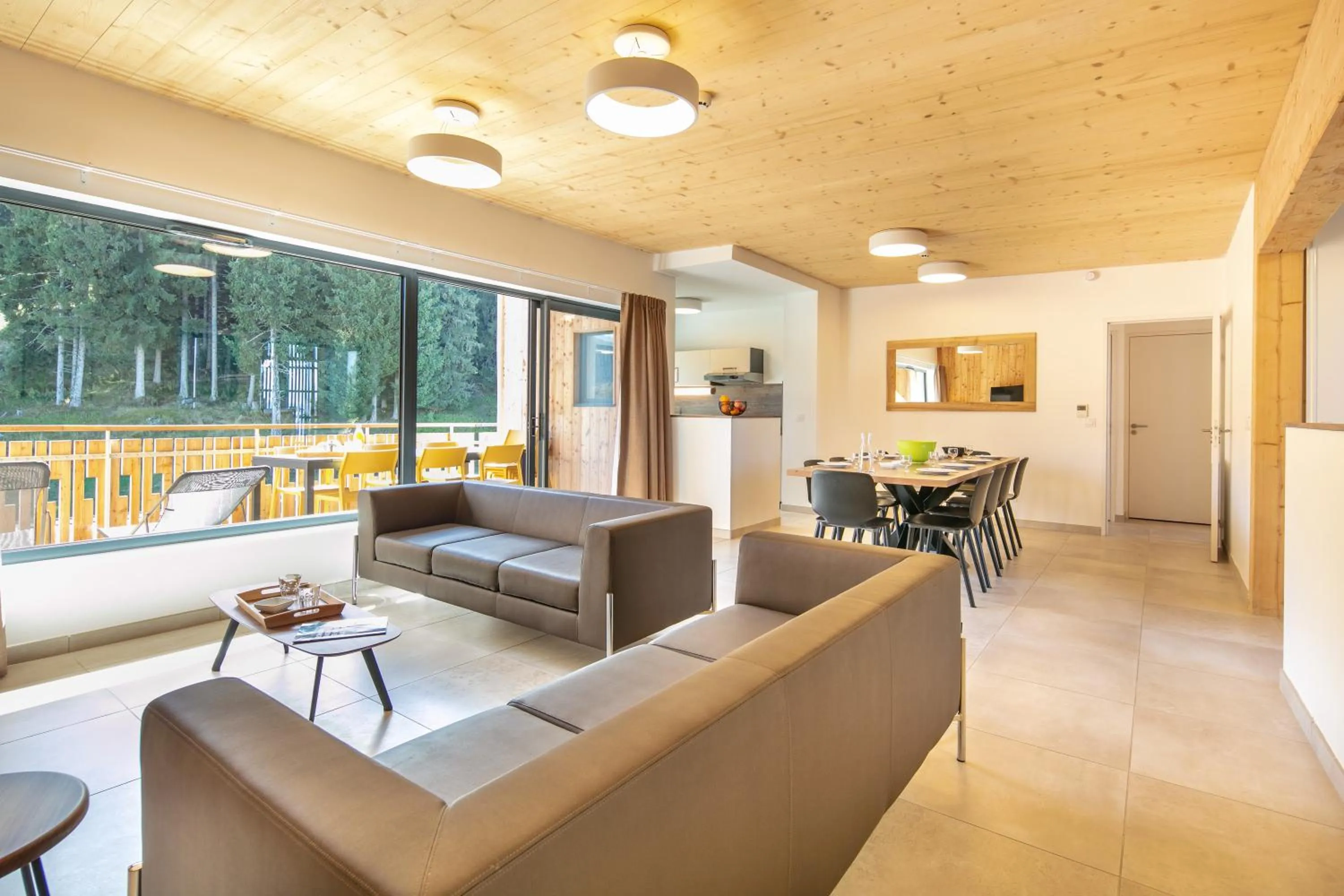 Living room in VVF Les 7 Laux Massif de Belledonne