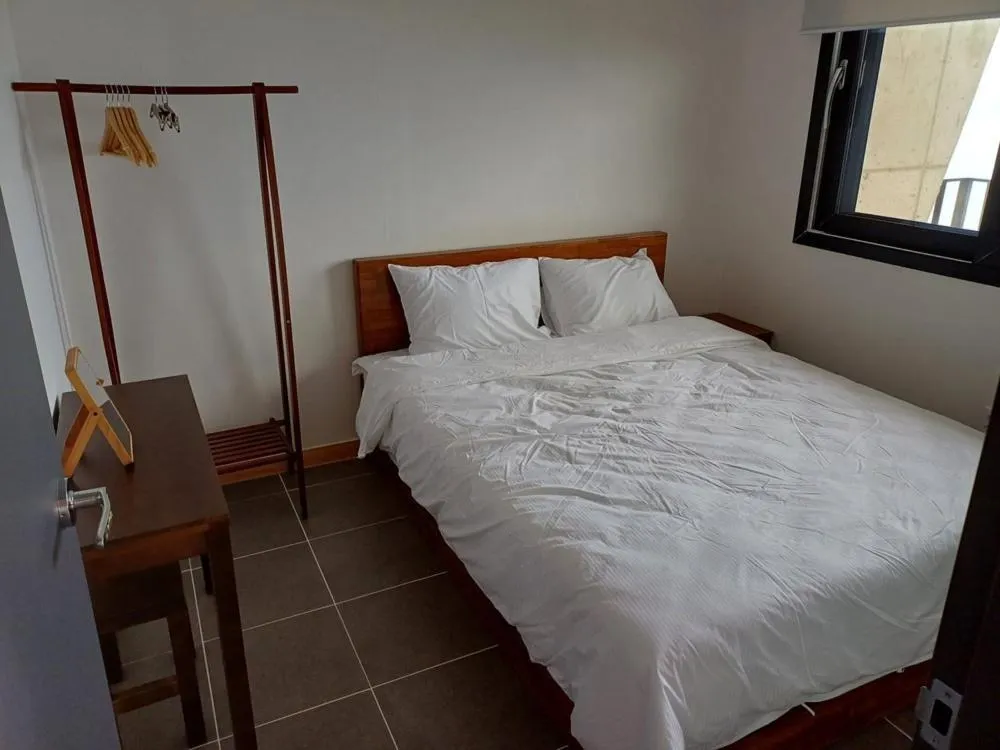 Bed in Road96 Caravan and Poolvilla