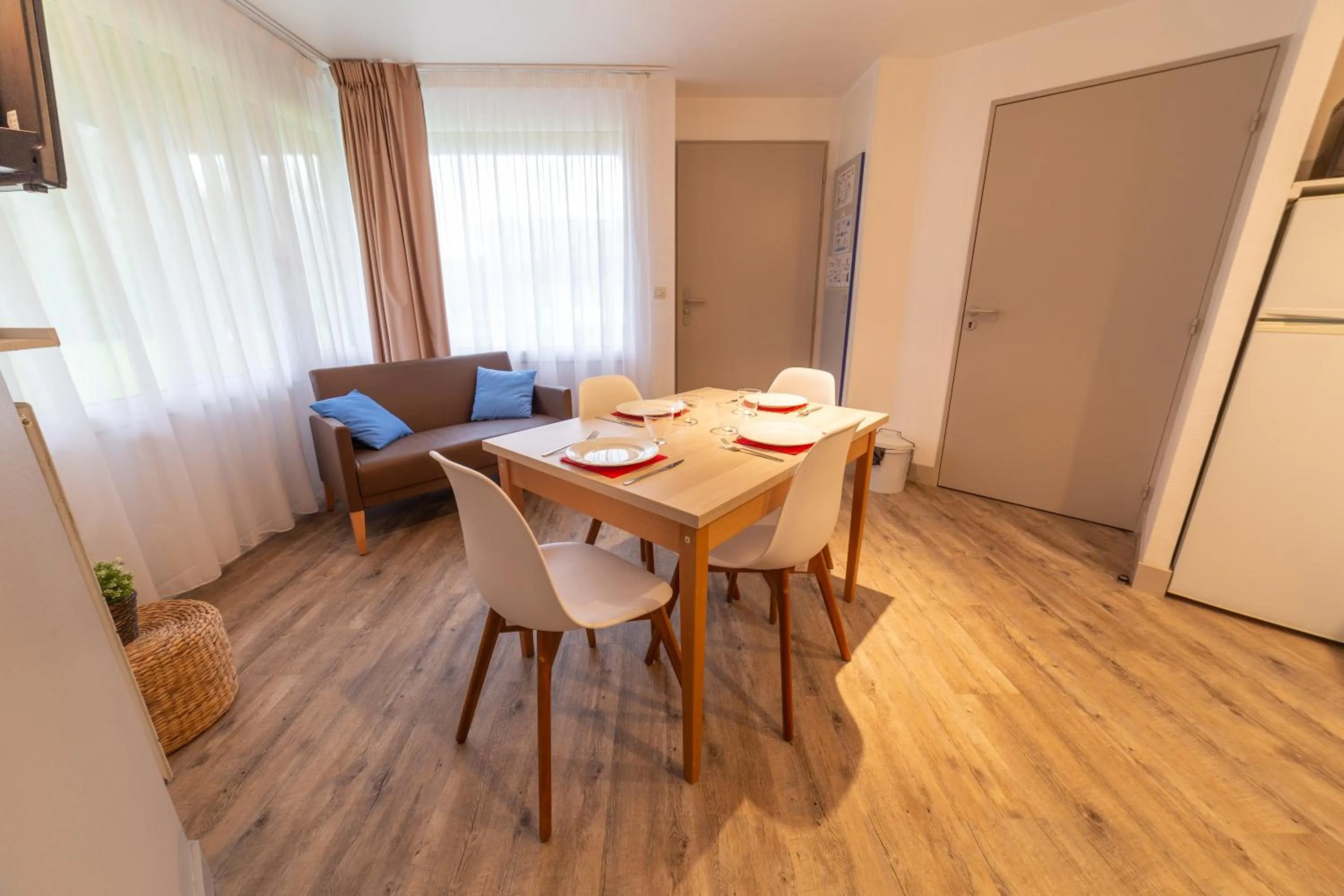 Dining area in VVF Normandie Veules-les-Roses