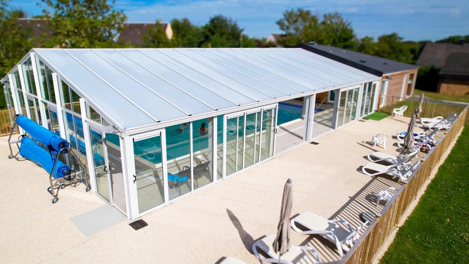 Swimming pool in VVF Normandie Veules-les-Roses