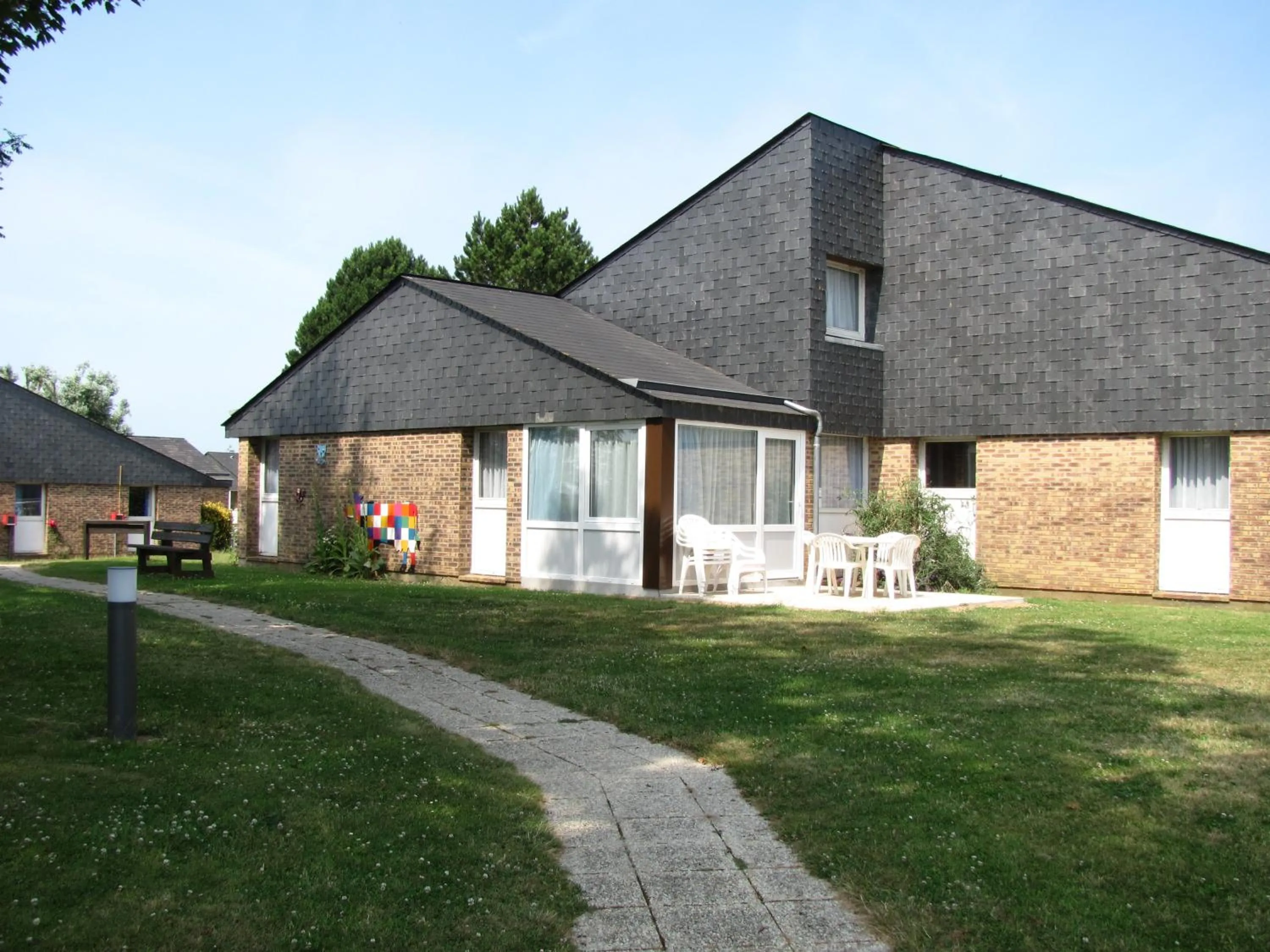 Garden view in VVF Normandie Veules-les-Roses