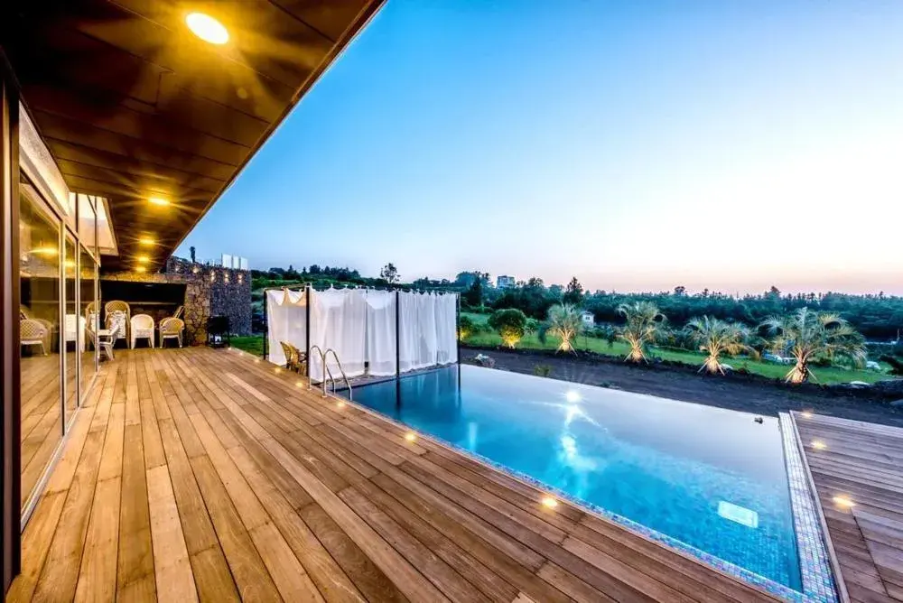 Jeju Mia Private Pool Villa large outdoor warm pool Jeju Mia Private Pool Villa large outdoor warm pool