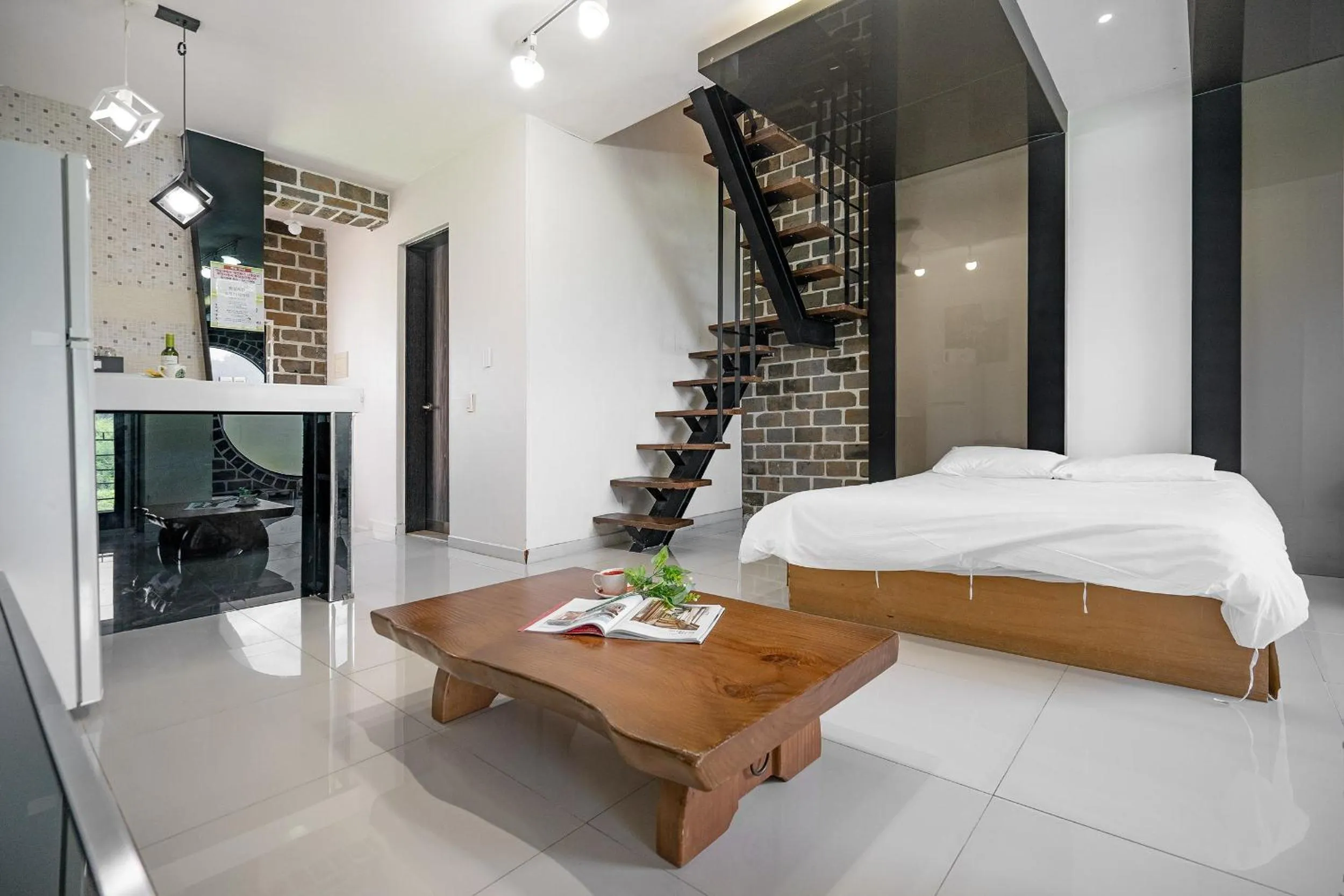 Bed in Kyeongju JS Pet Poolvilla