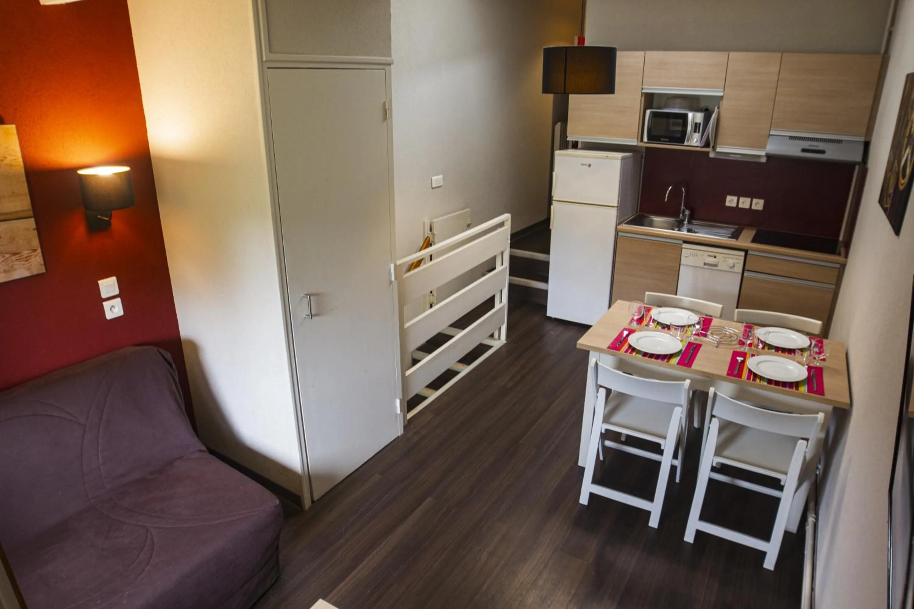 Kitchen or kitchenette in VVF Saint-Lary-Soulan Hautes-Pyrénées