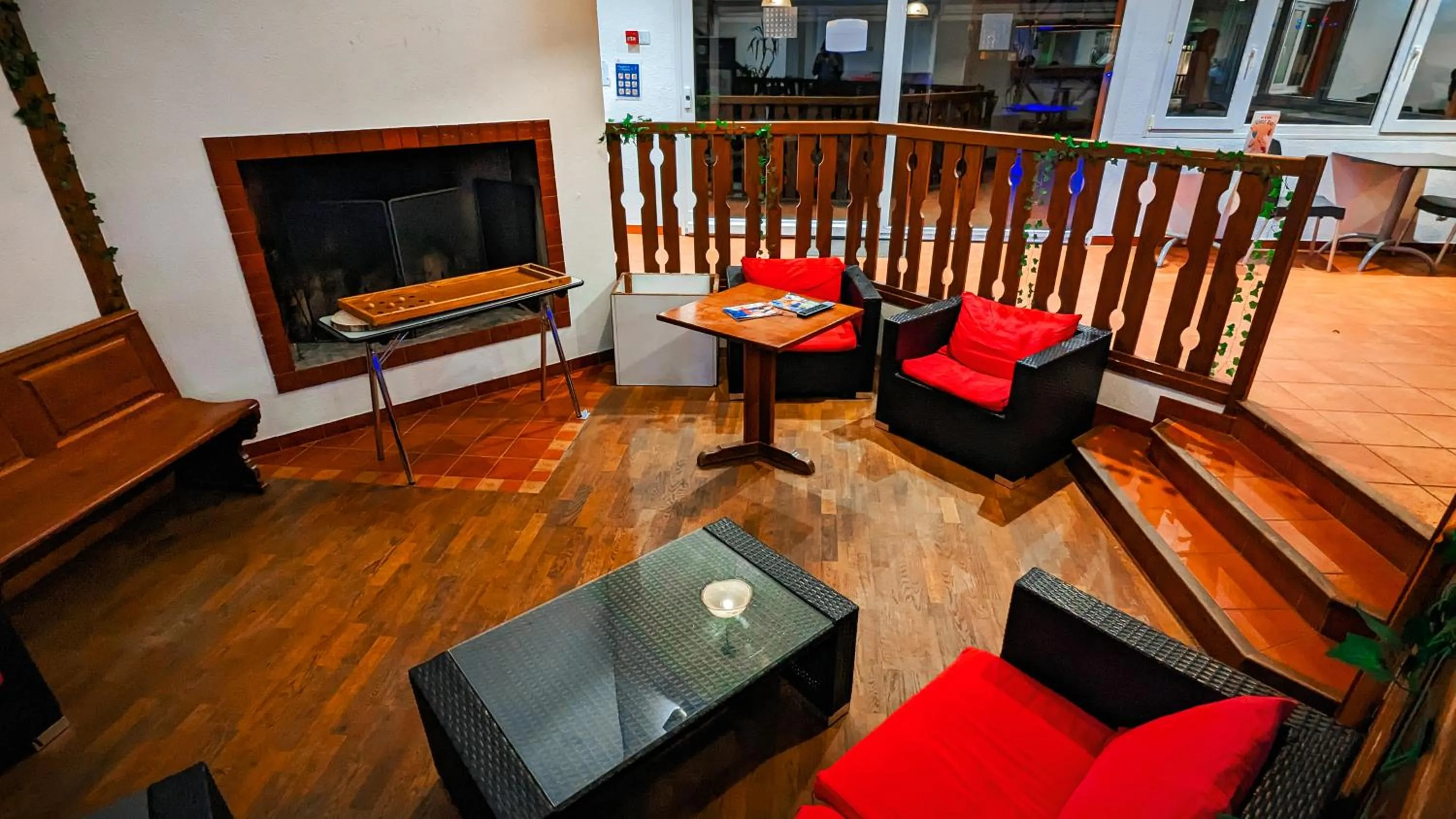 Seating area in VVF Plaine d'Alsace Obernai Strasbourg