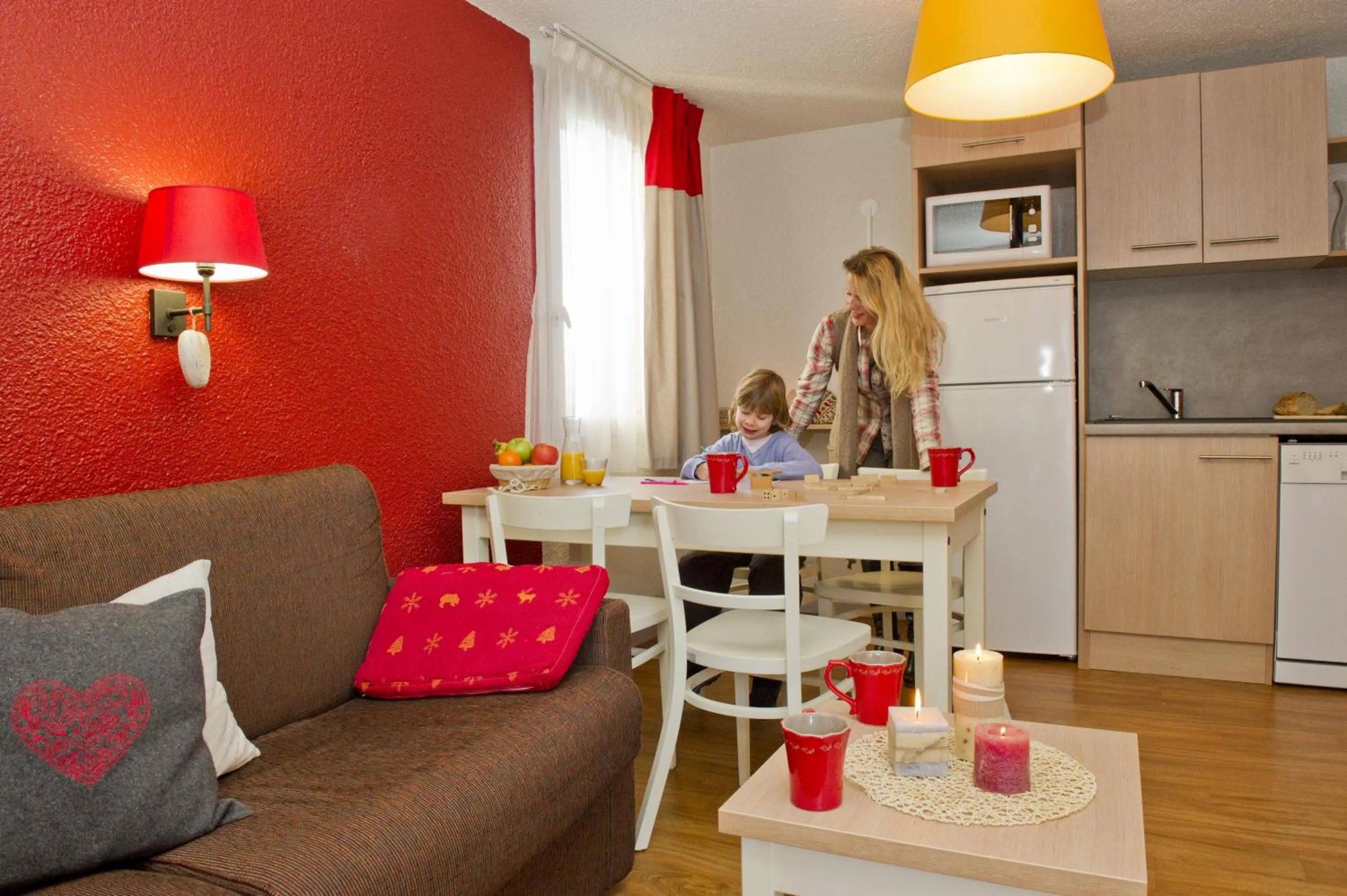 Living room in VVF La Plagne Montchavin Paradiski