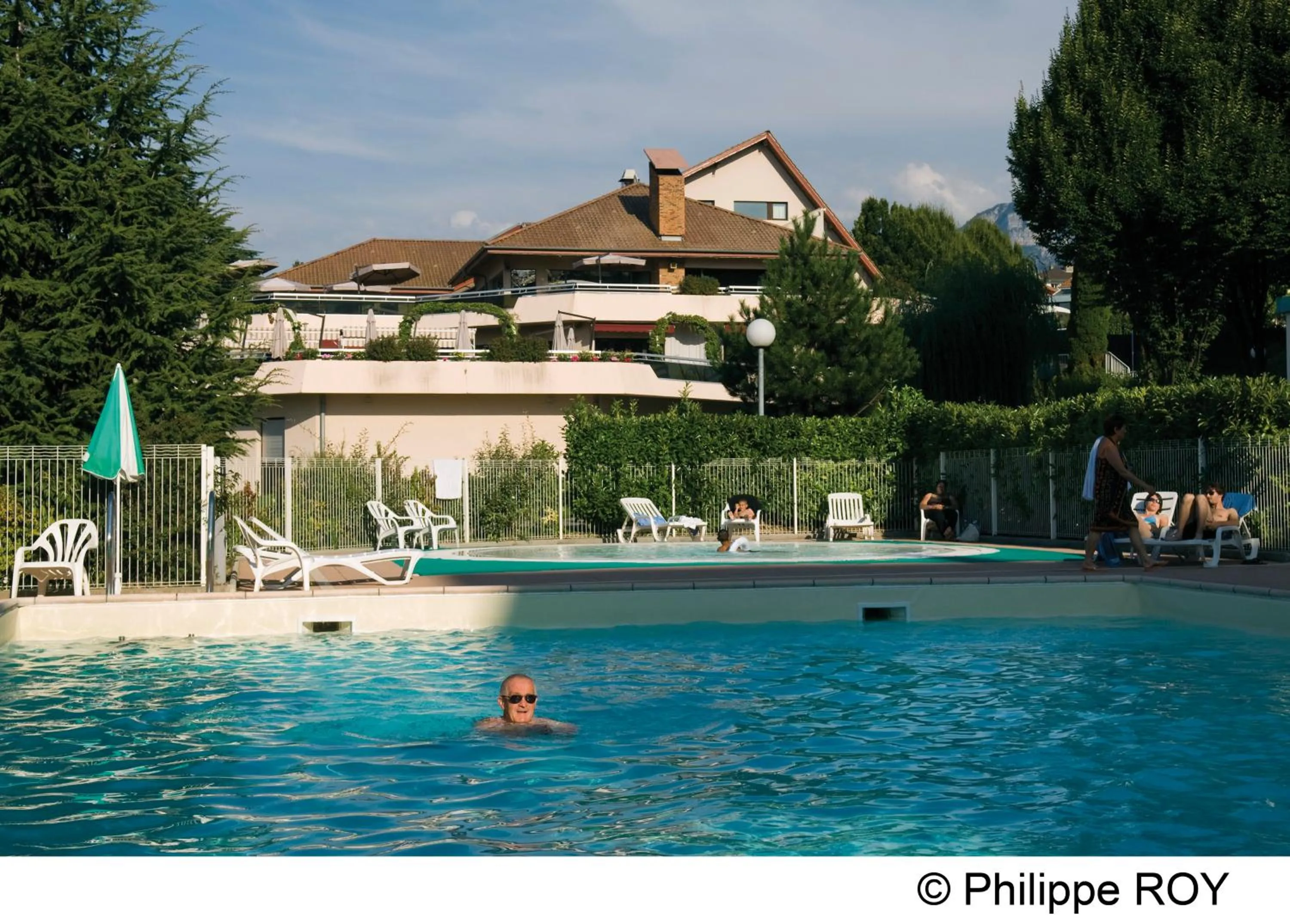 Swimming pool in VVF Lac Léman Évian-les-Bains