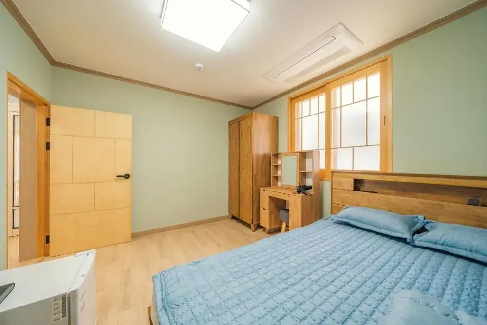 Bed in Sejong Jeonui Guesthouse Bed in Sejong Jeonui Guesthouse