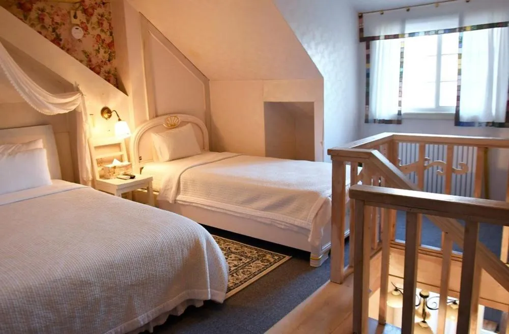 Bed in Yangyang Darosan Pension