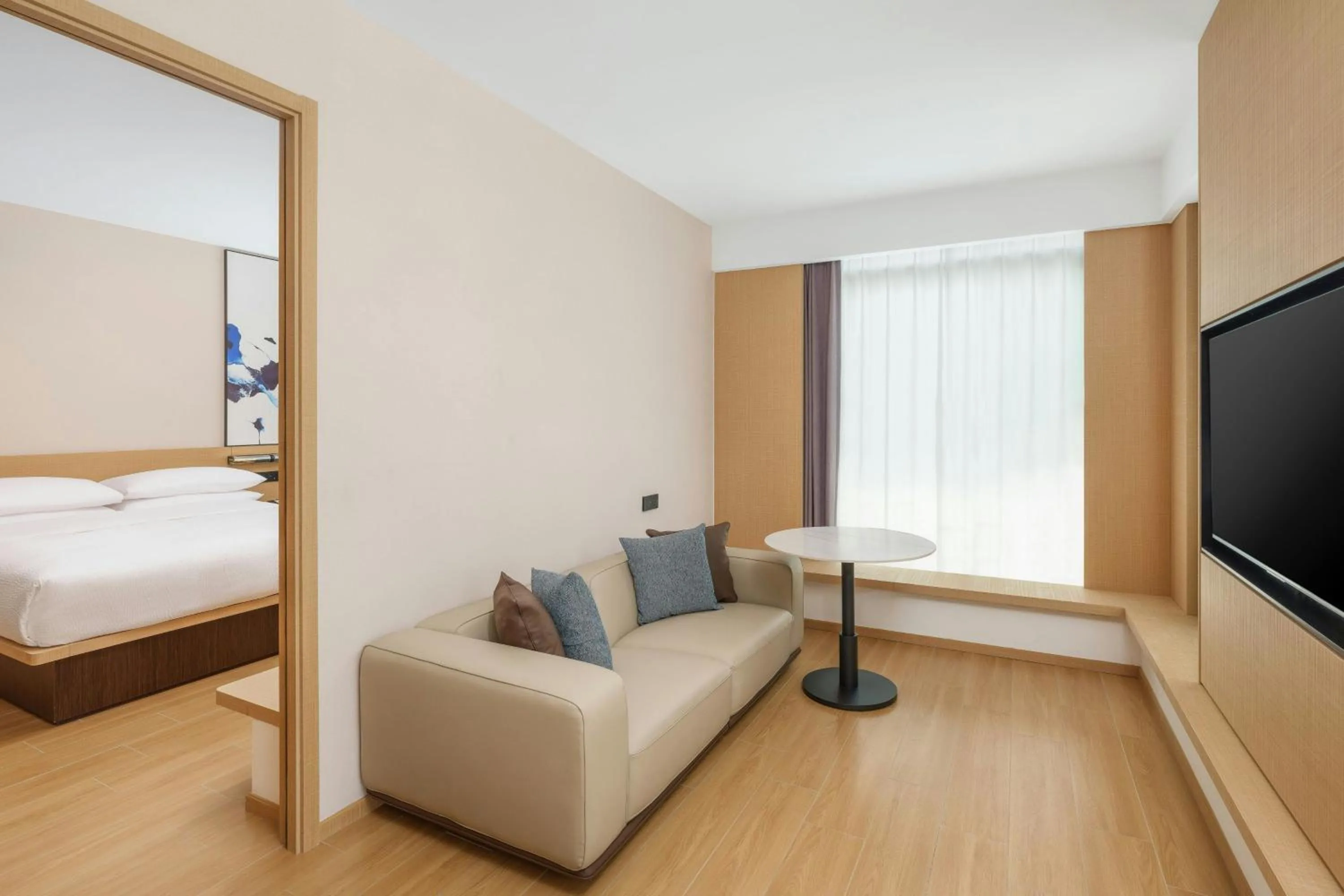 Living room, Bed in Fairfield by Marriott Changshu Hi-Tech Zone