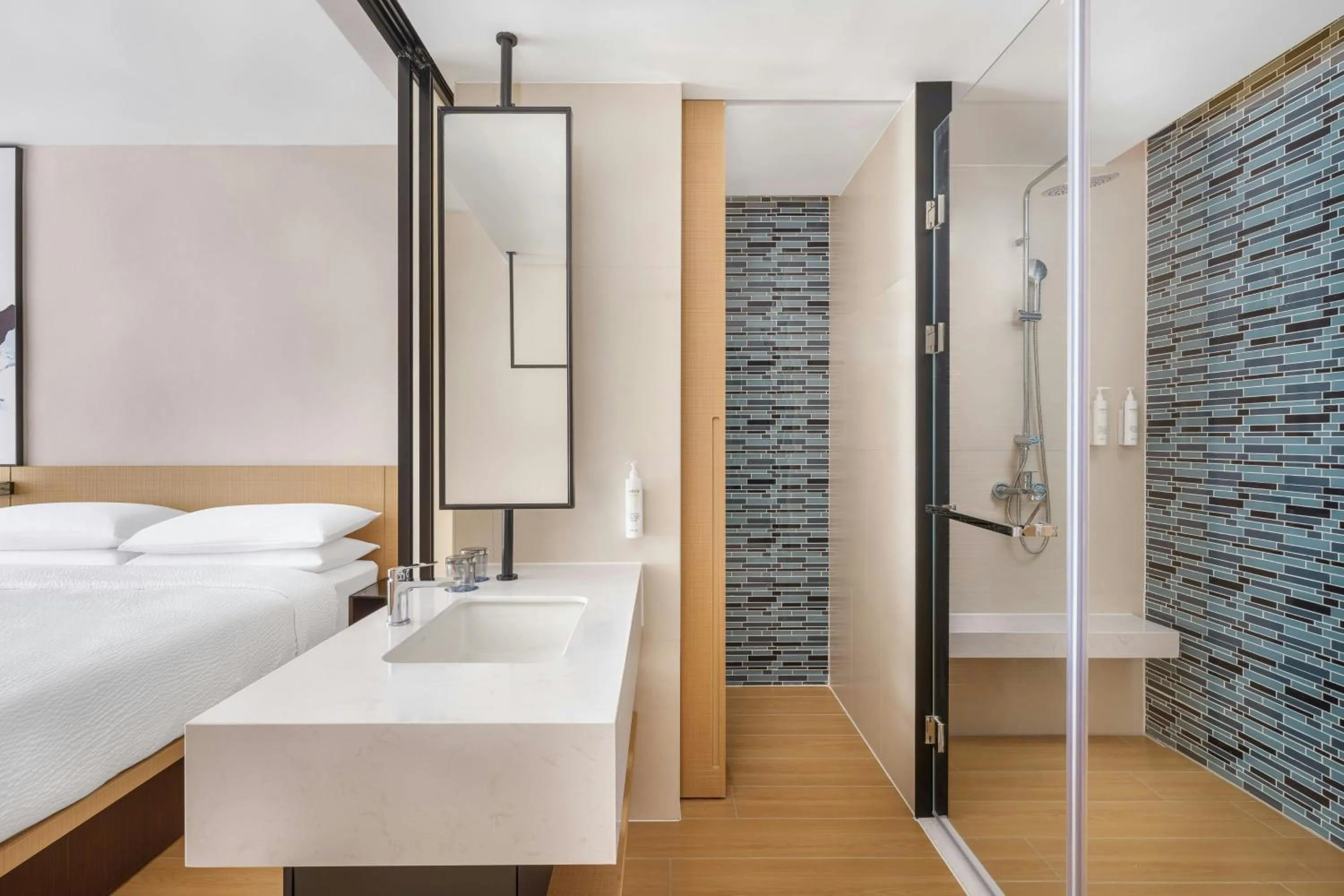 Bathroom, Bed in Fairfield by Marriott Changshu Hi-Tech Zone
