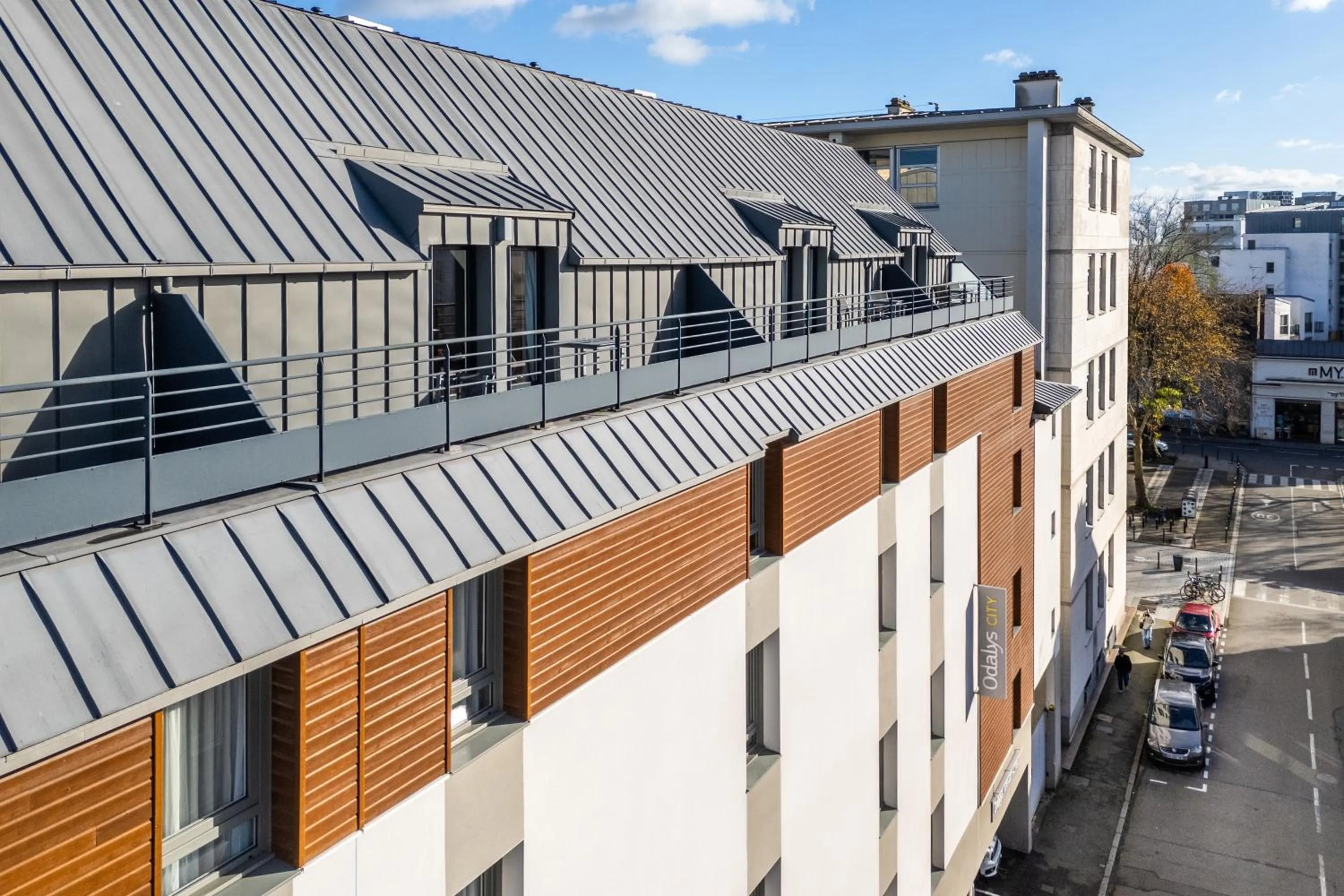 Property building in Appart Hotel Odalys City Rennes Lorgeril
