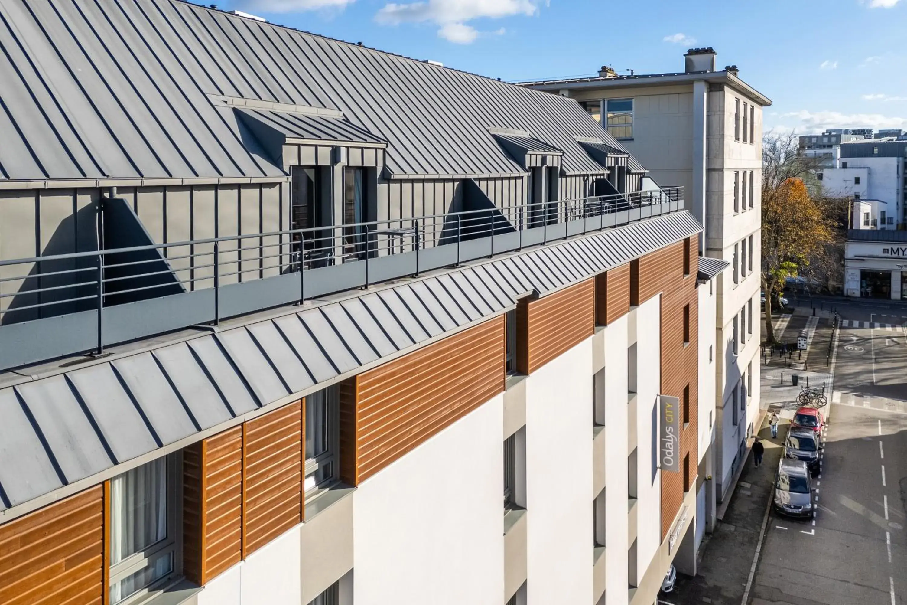 Property building in Appart Hotel Odalys City Rennes Lorgeril Property building in Appart Hotel Odalys City Rennes Lorgeril