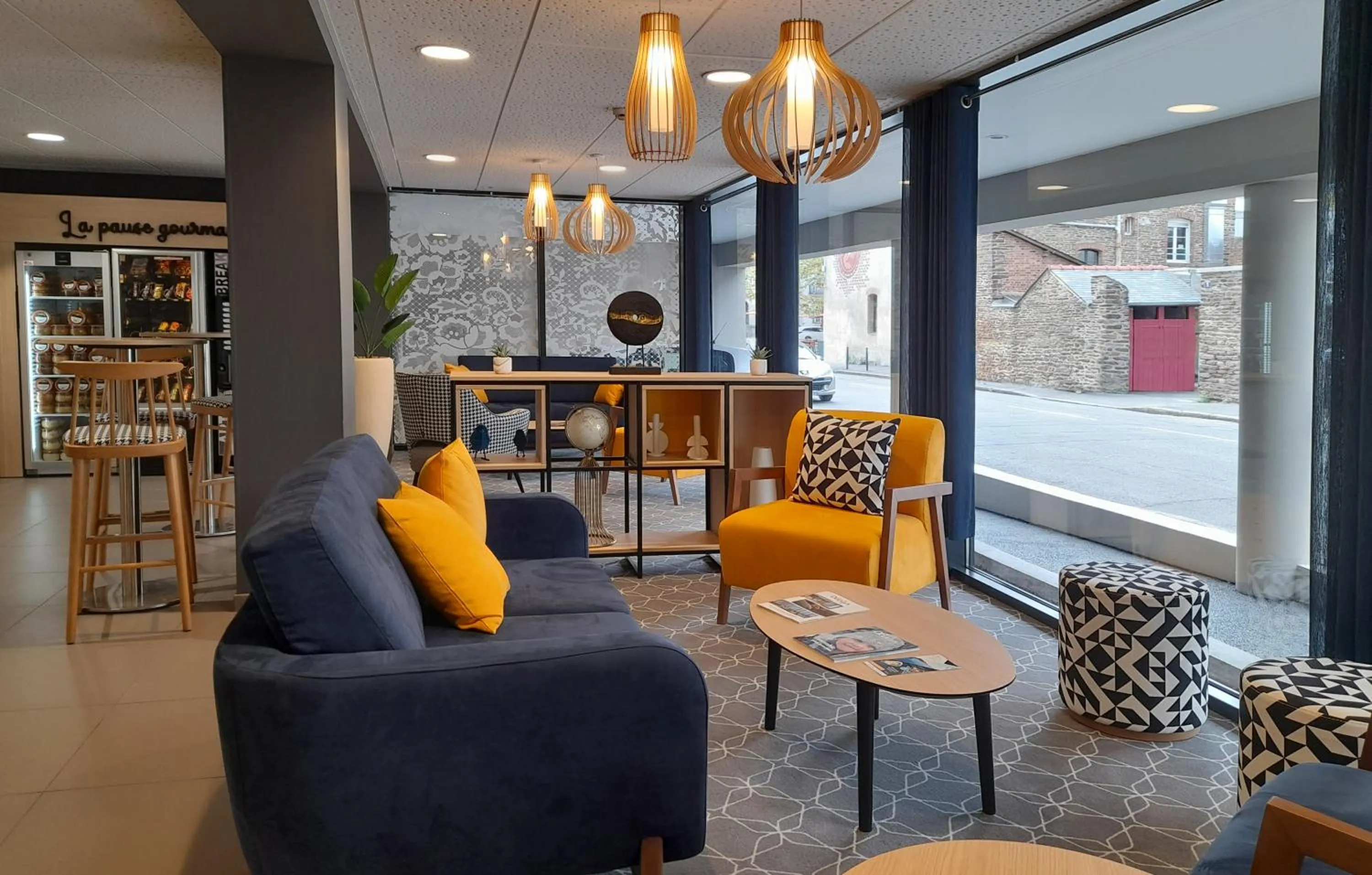 Lobby or reception in Appart Hotel Odalys City Rennes Lorgeril