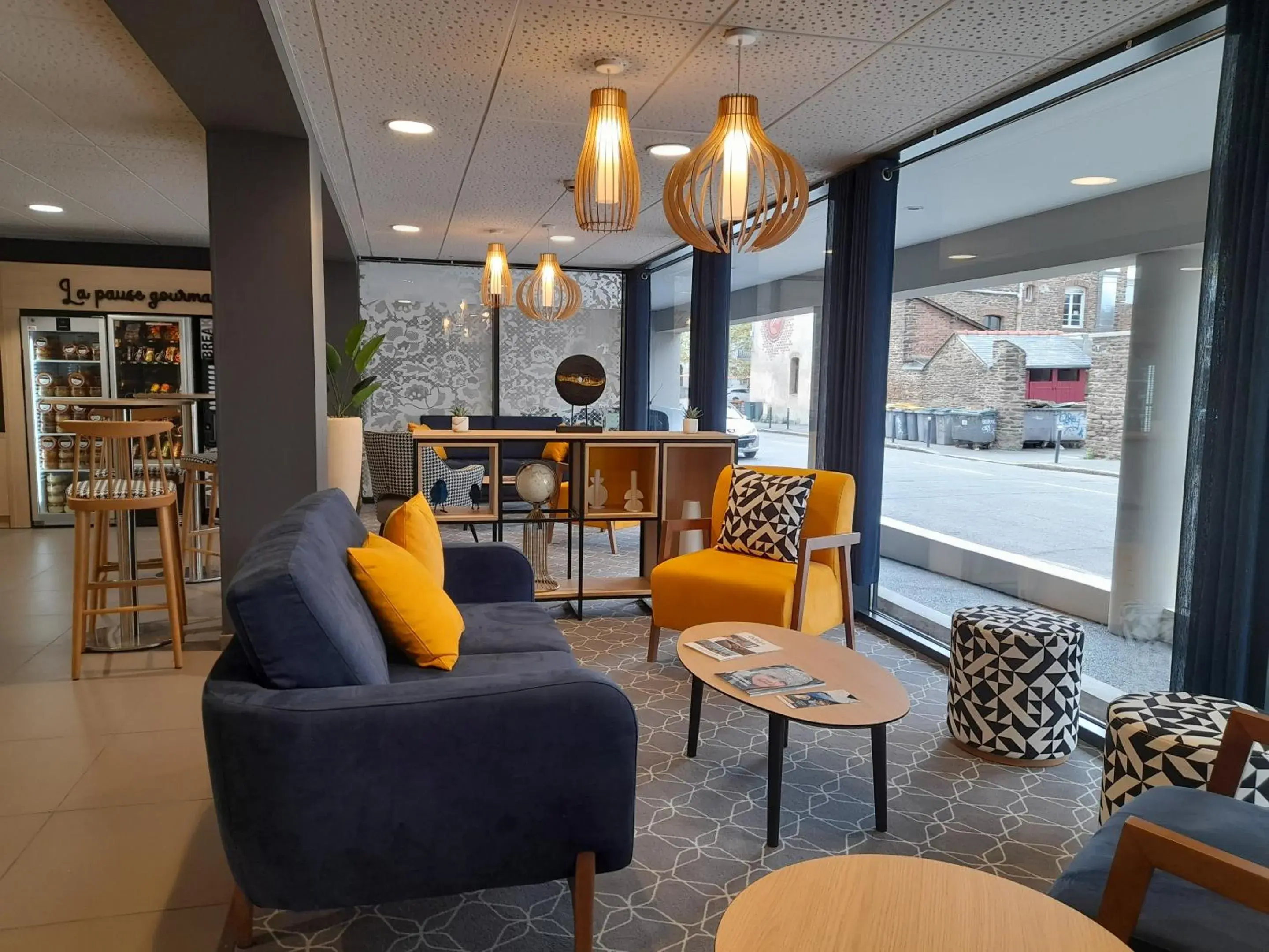 Lobby or reception in Appart Hotel Odalys City Rennes Lorgeril Lobby or reception in Appart Hotel Odalys City Rennes Lorgeril