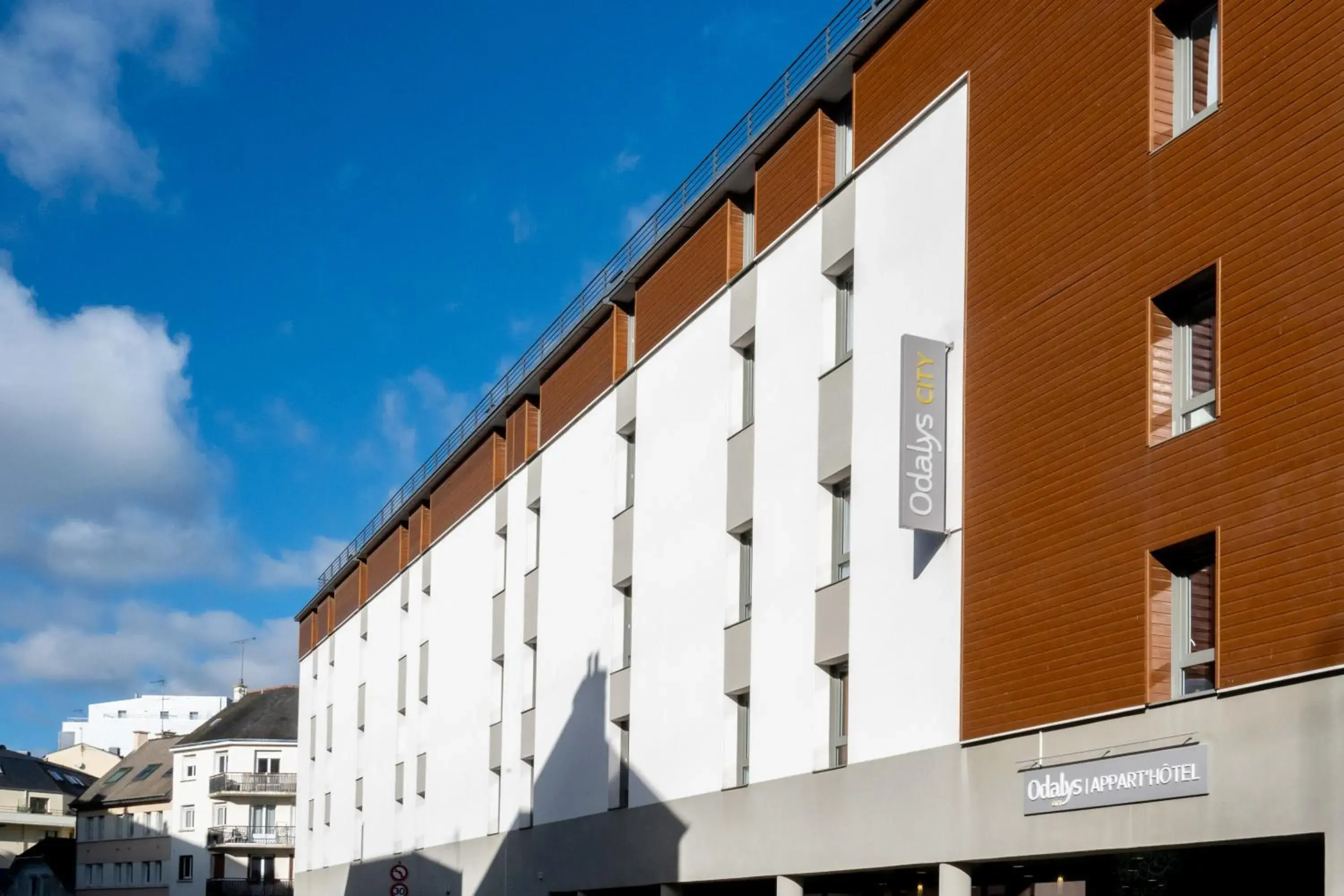 Property building in Appart Hotel Odalys City Rennes Lorgeril Property building in Appart Hotel Odalys City Rennes Lorgeril