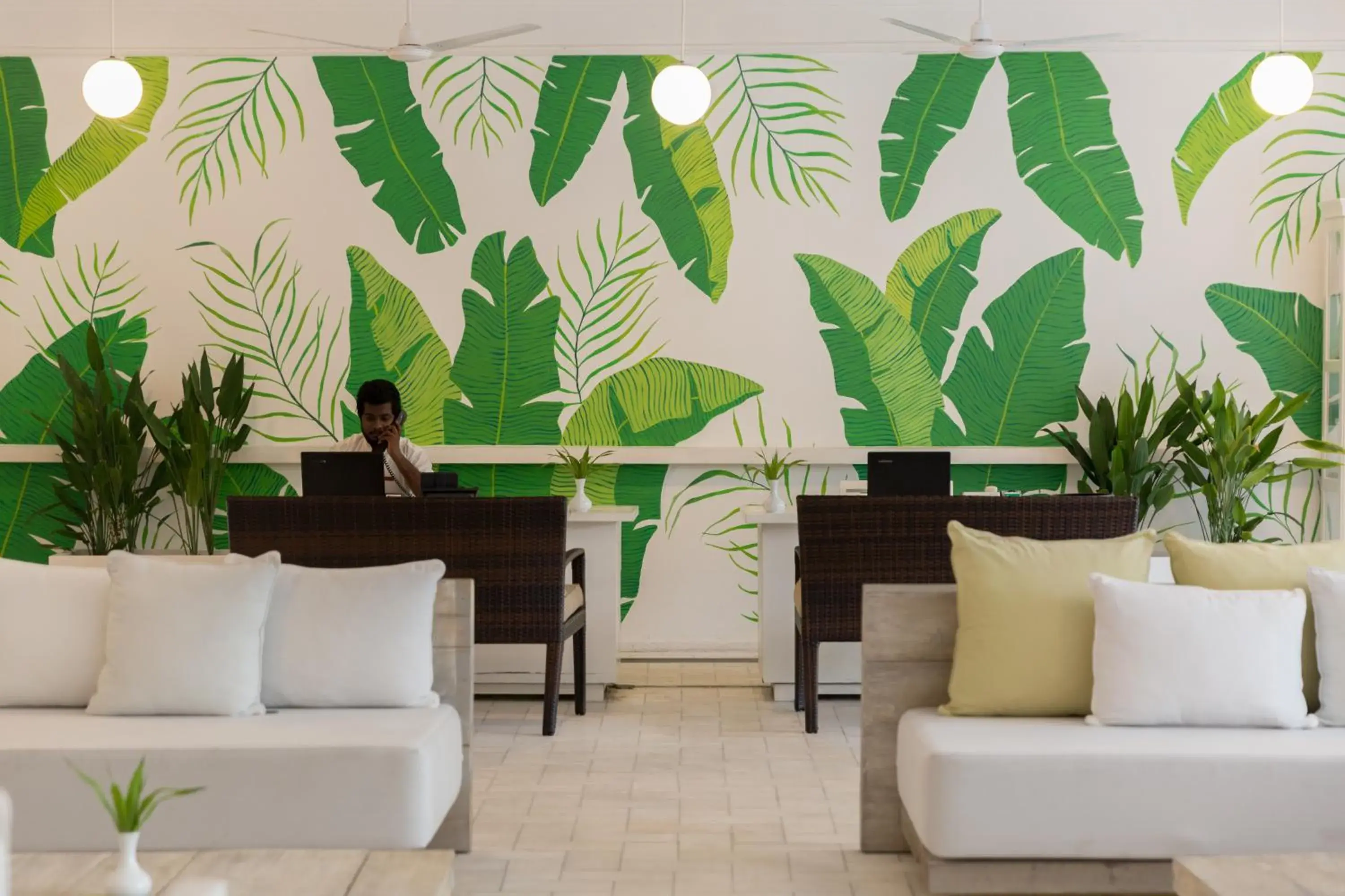 Lobby or reception in Equator Village Maldives Lobby or reception in Equator Village Maldives