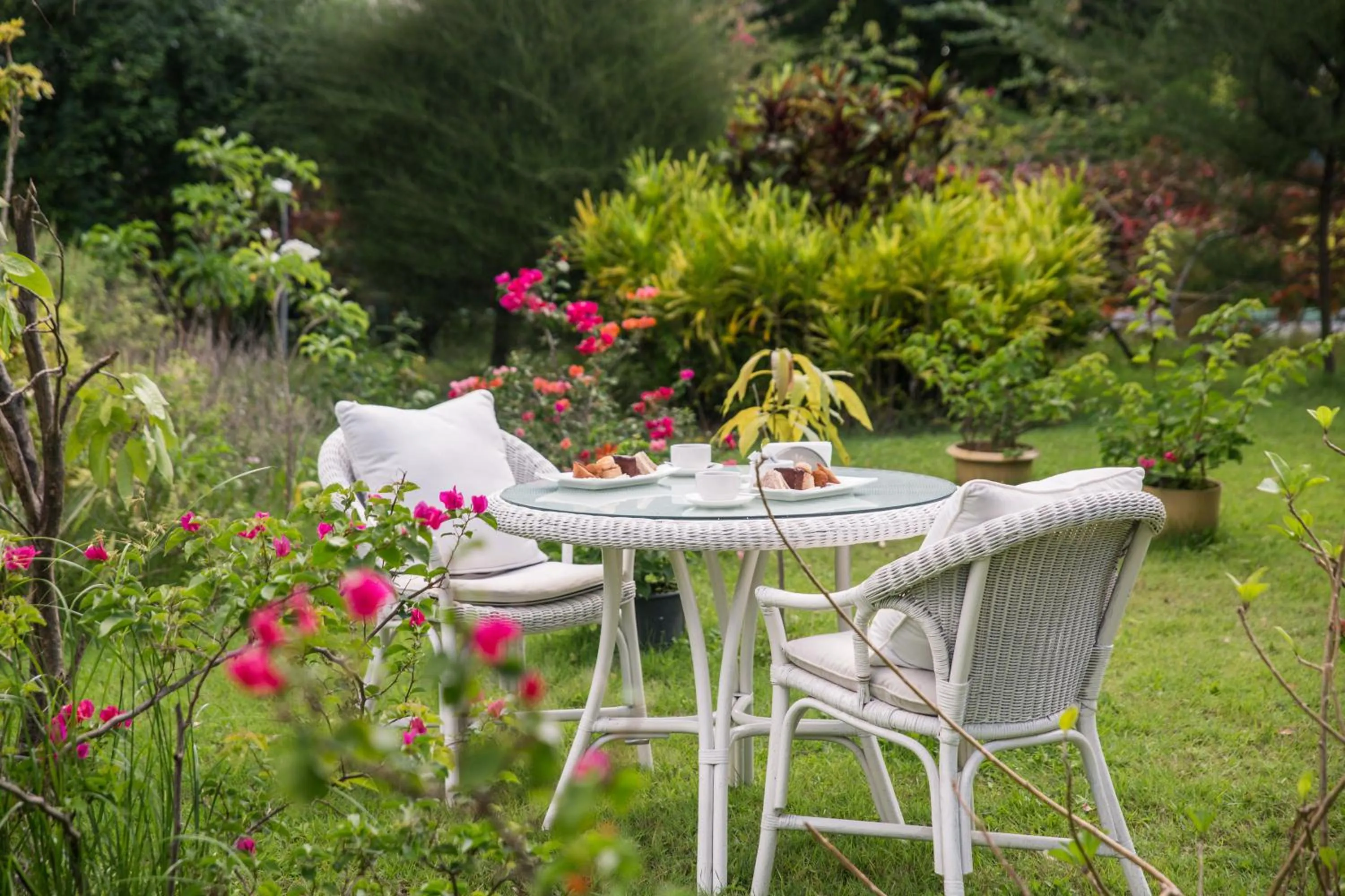 Garden in Equator Village Maldives