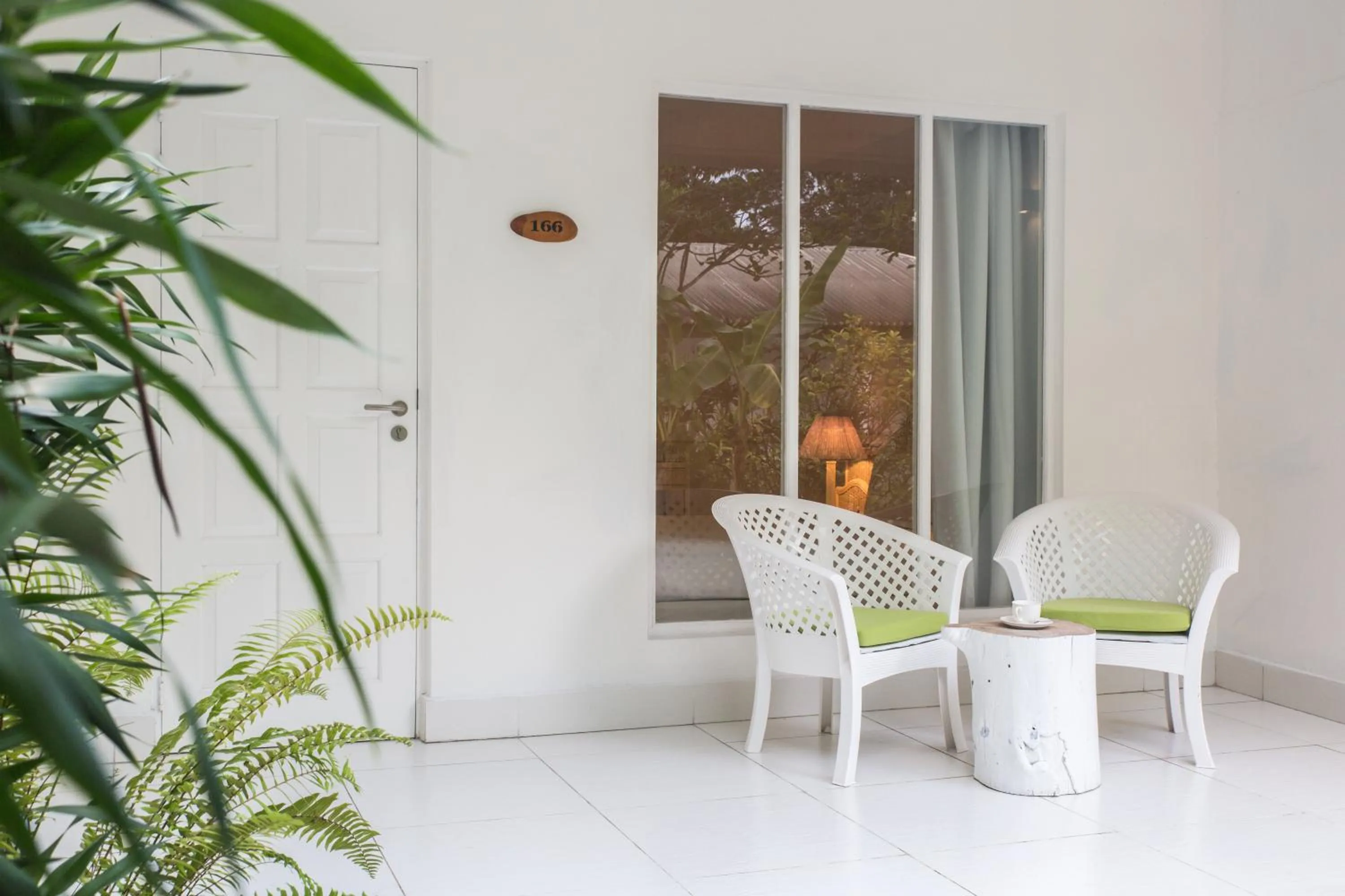 Balcony/Terrace in Equator Village Maldives