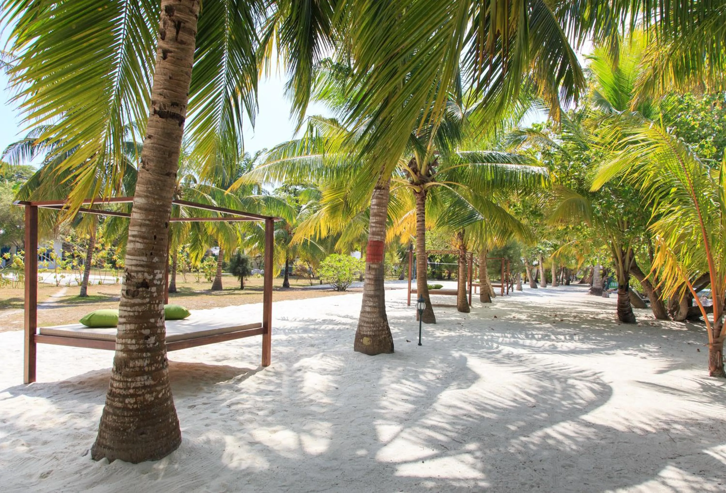Patio in Equator Village Maldives