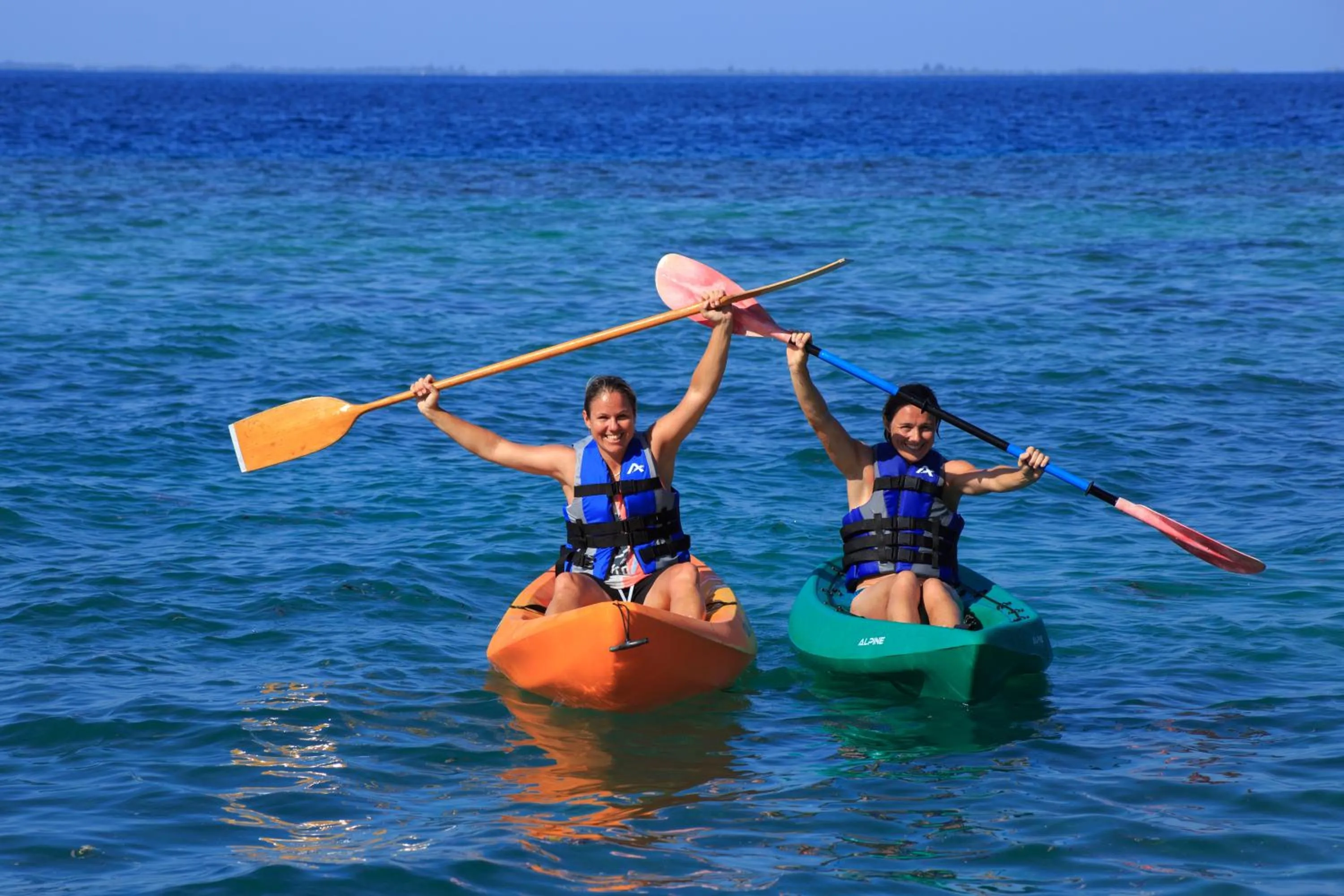 Canoeing in Equator Village Maldives