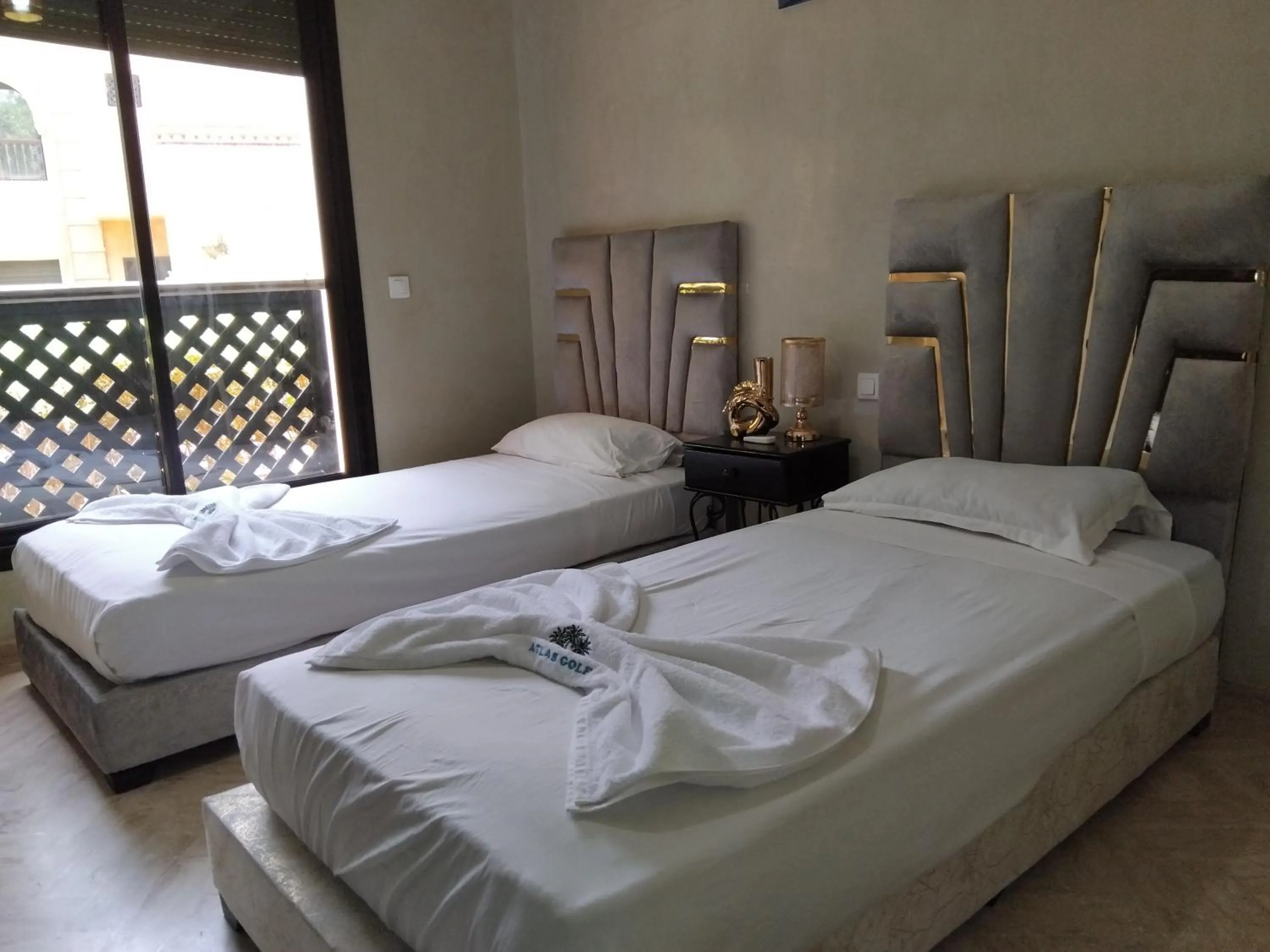 Bed in Atlas Golf resort
