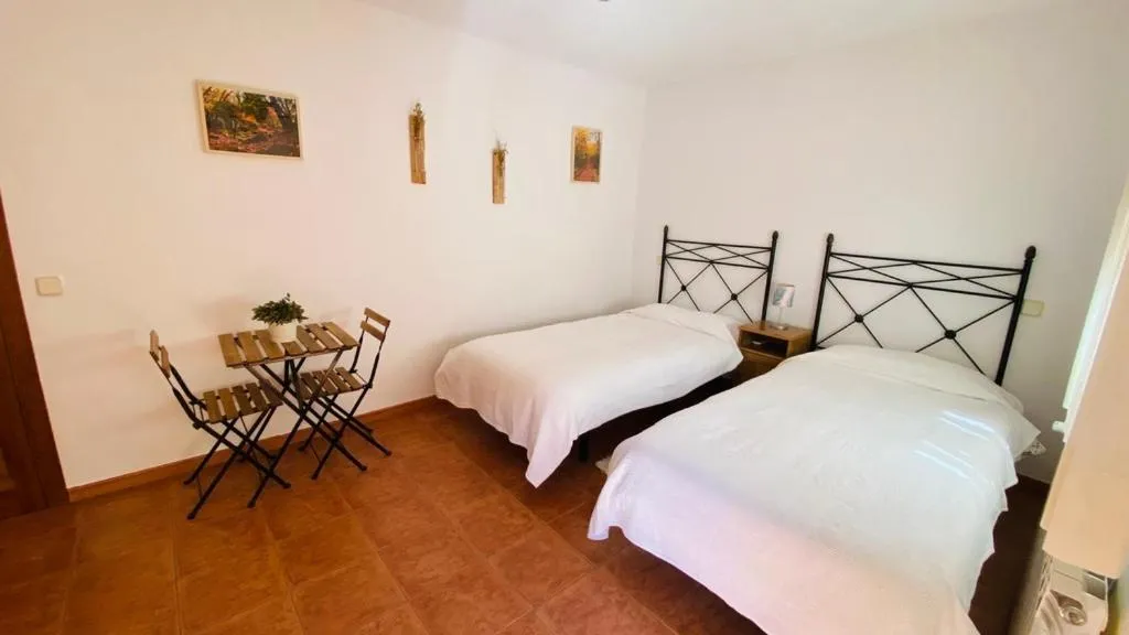 Bed in Hotel Rural El Arca de Noé