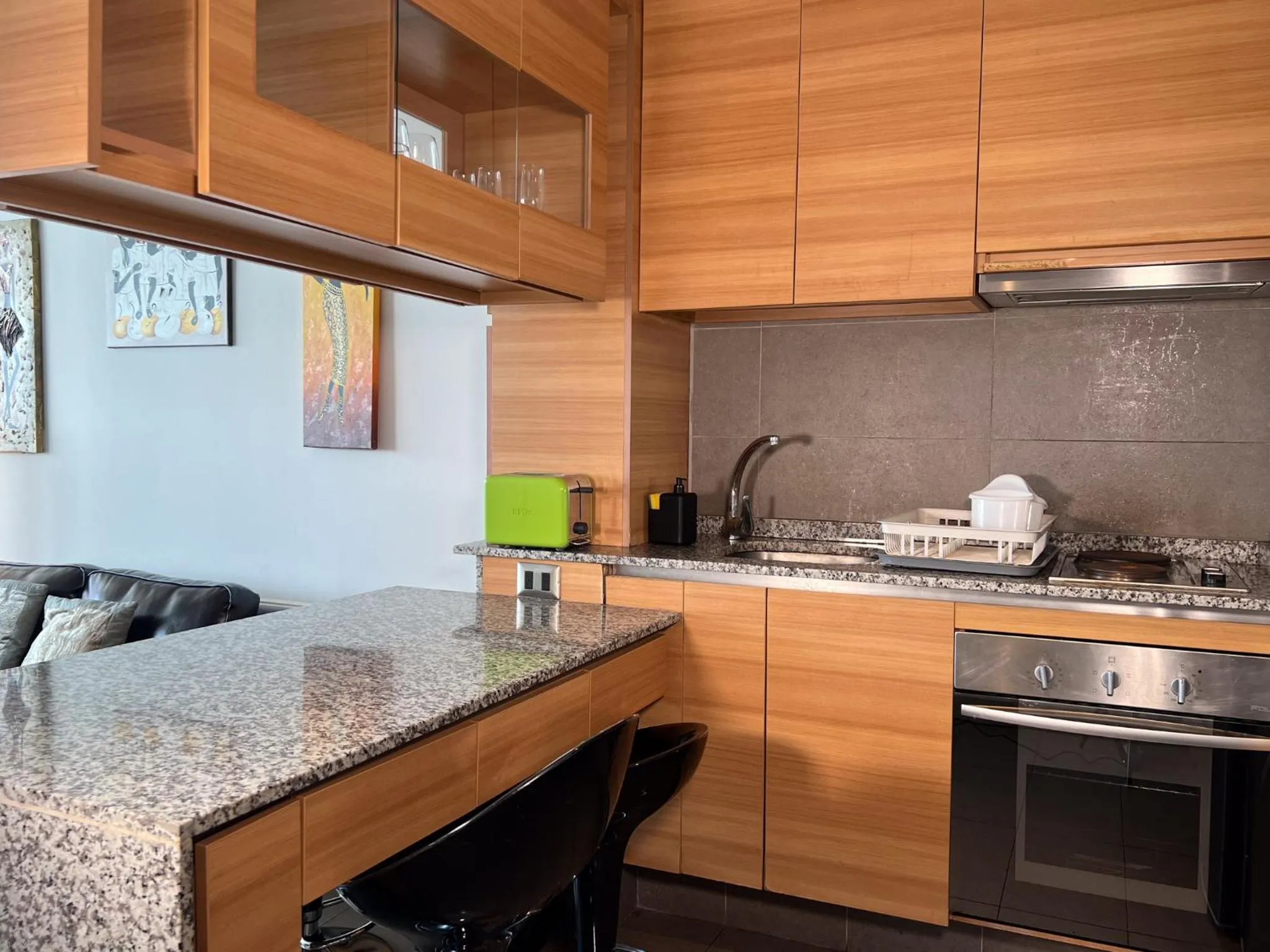 Kitchen or kitchenette in Oceana Suites Costa Montemar