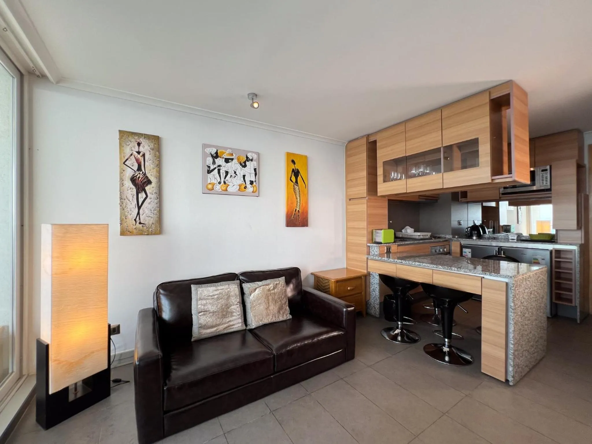 Kitchen or kitchenette in Oceana Suites Costa Montemar