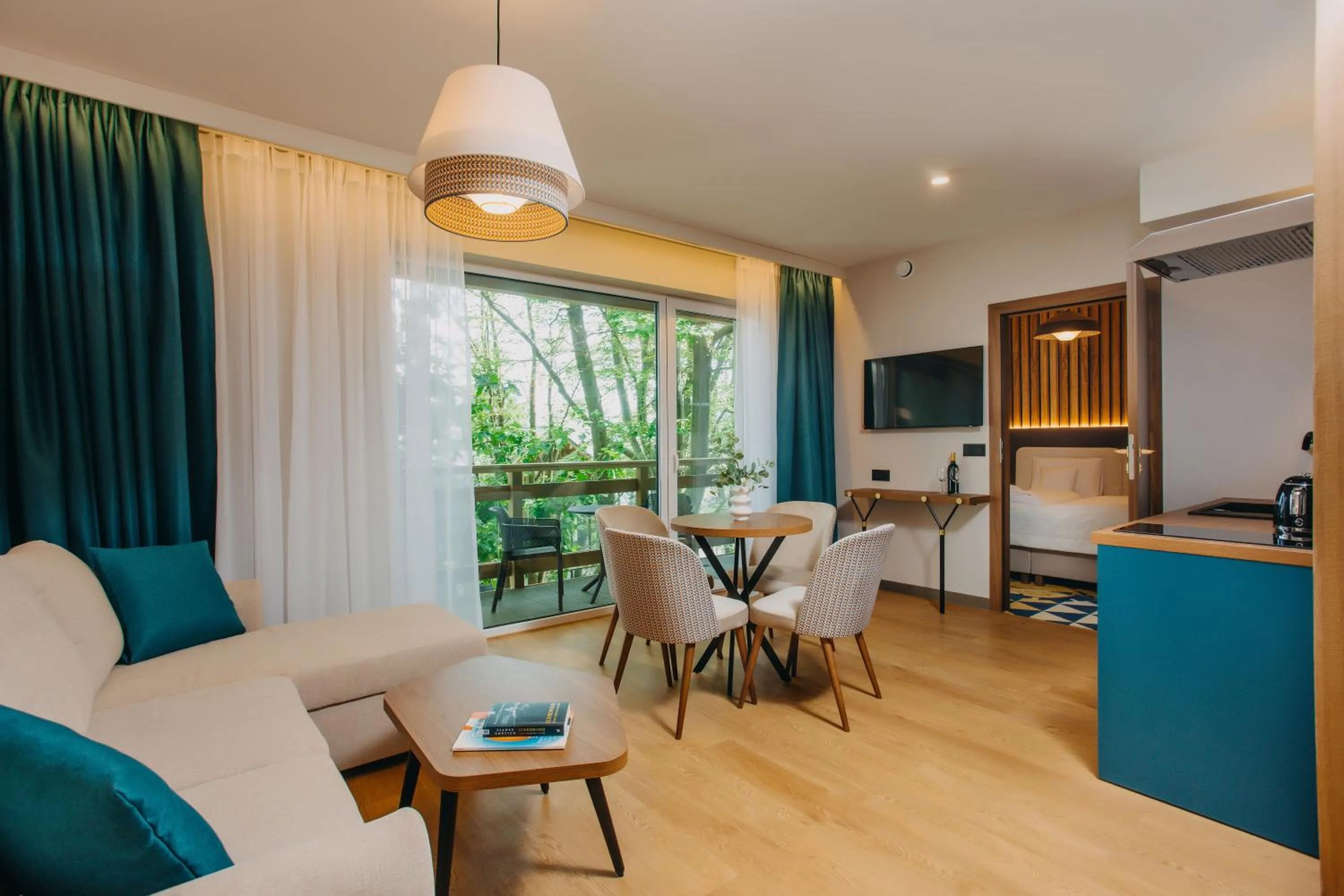 Kitchen or kitchenette in Forest Park Resort & SPA