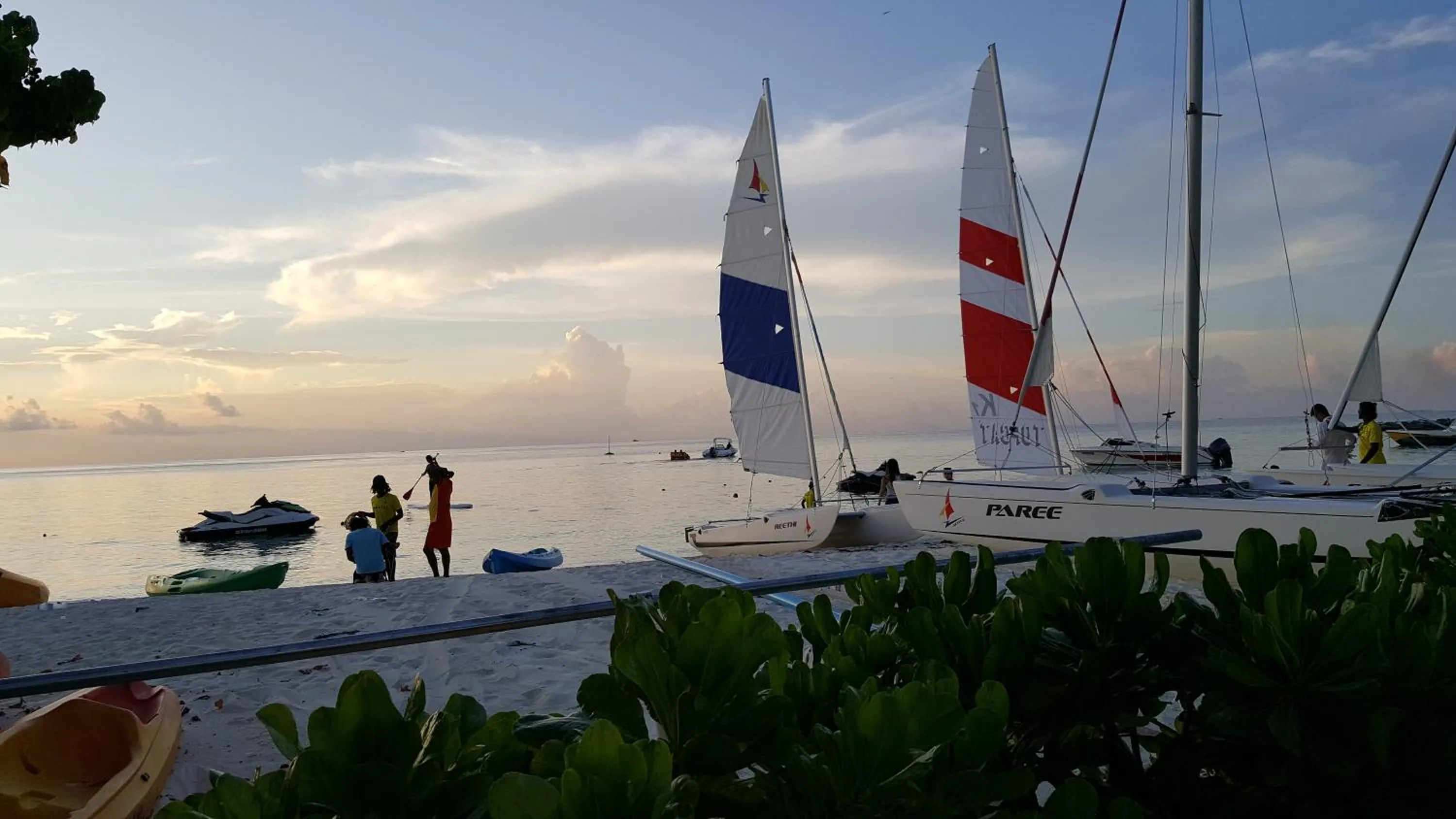 Canoeing in Maafushi View