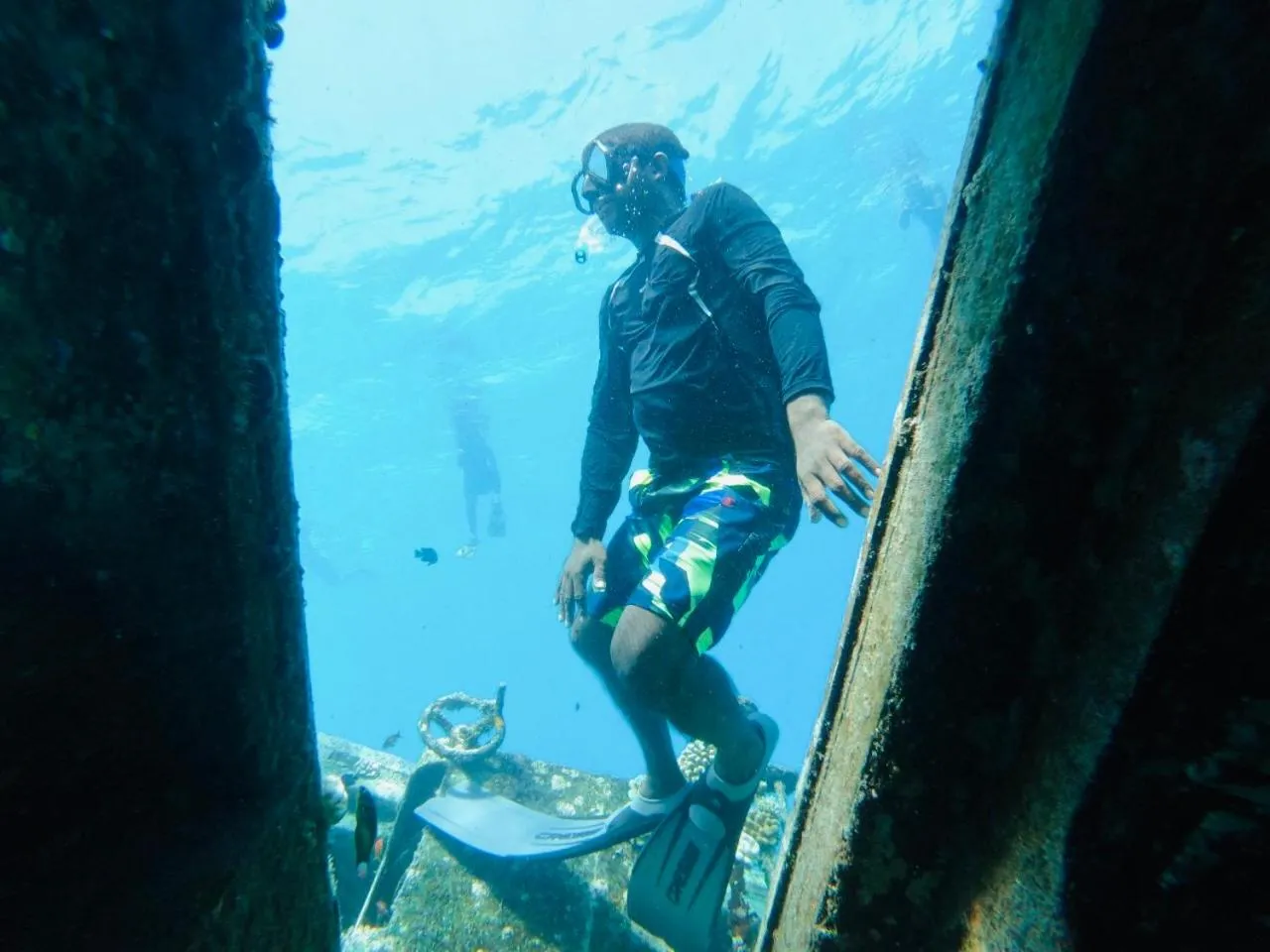 People in Maafushi View