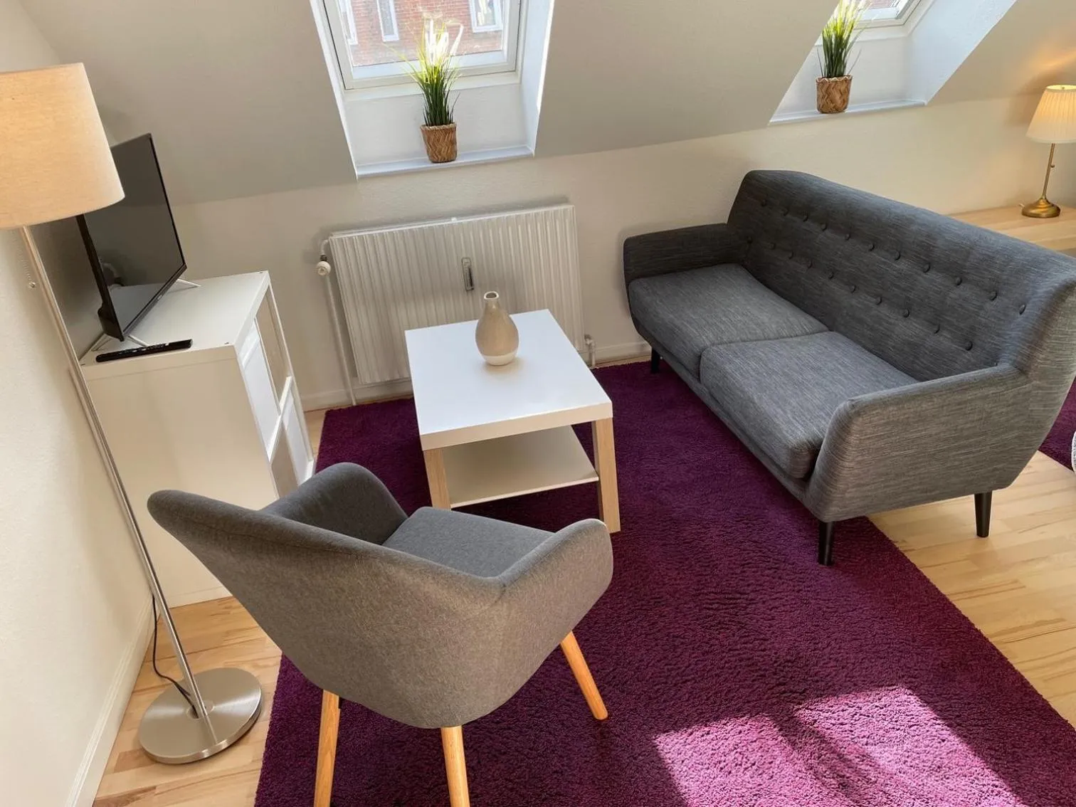 Living room in Herning City Apartments