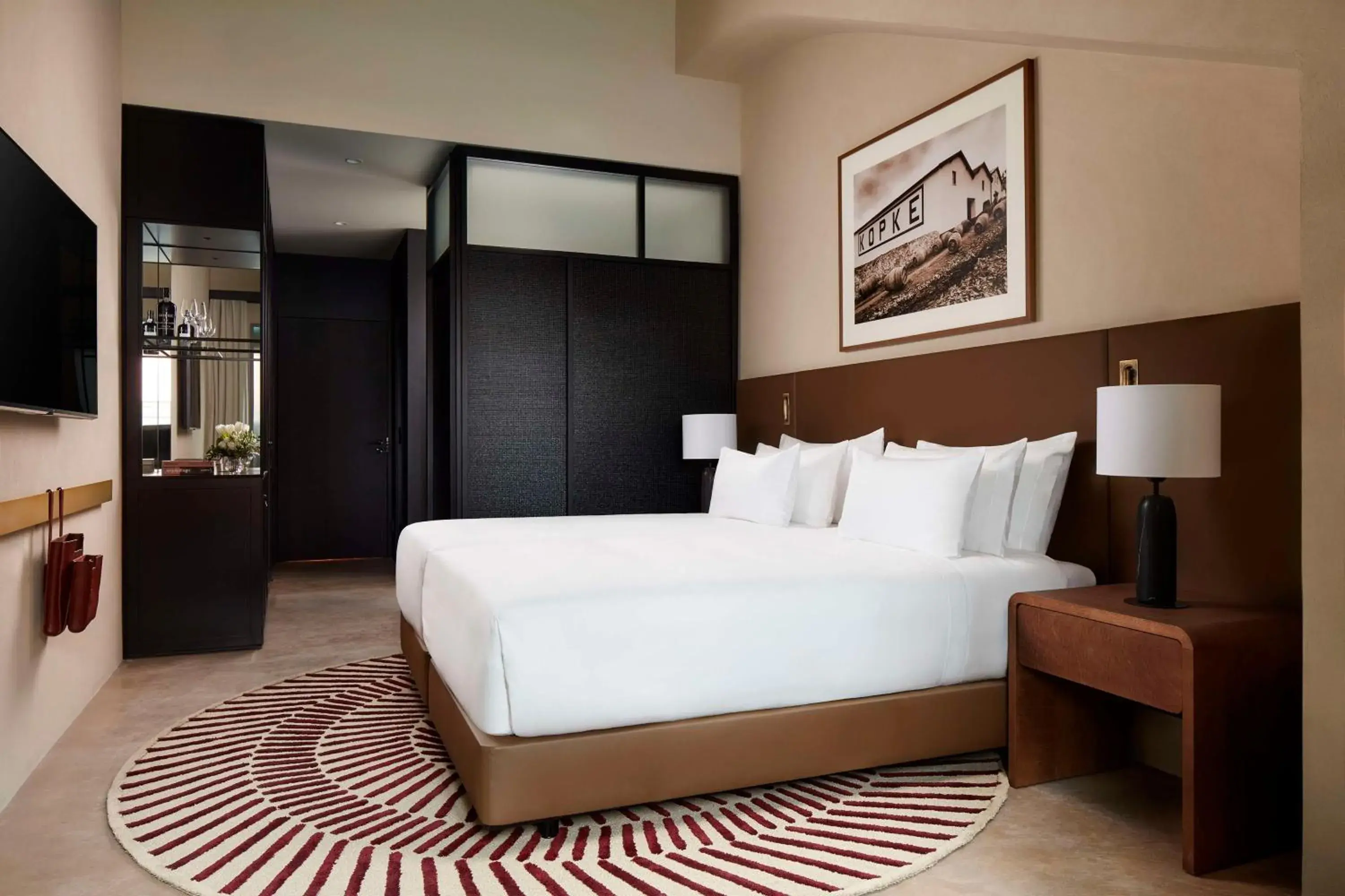 Bedroom, Bed in Tivoli Kopke Porto Gaia Hotel Bedroom, Bed in Tivoli Kopke Porto Gaia Hotel