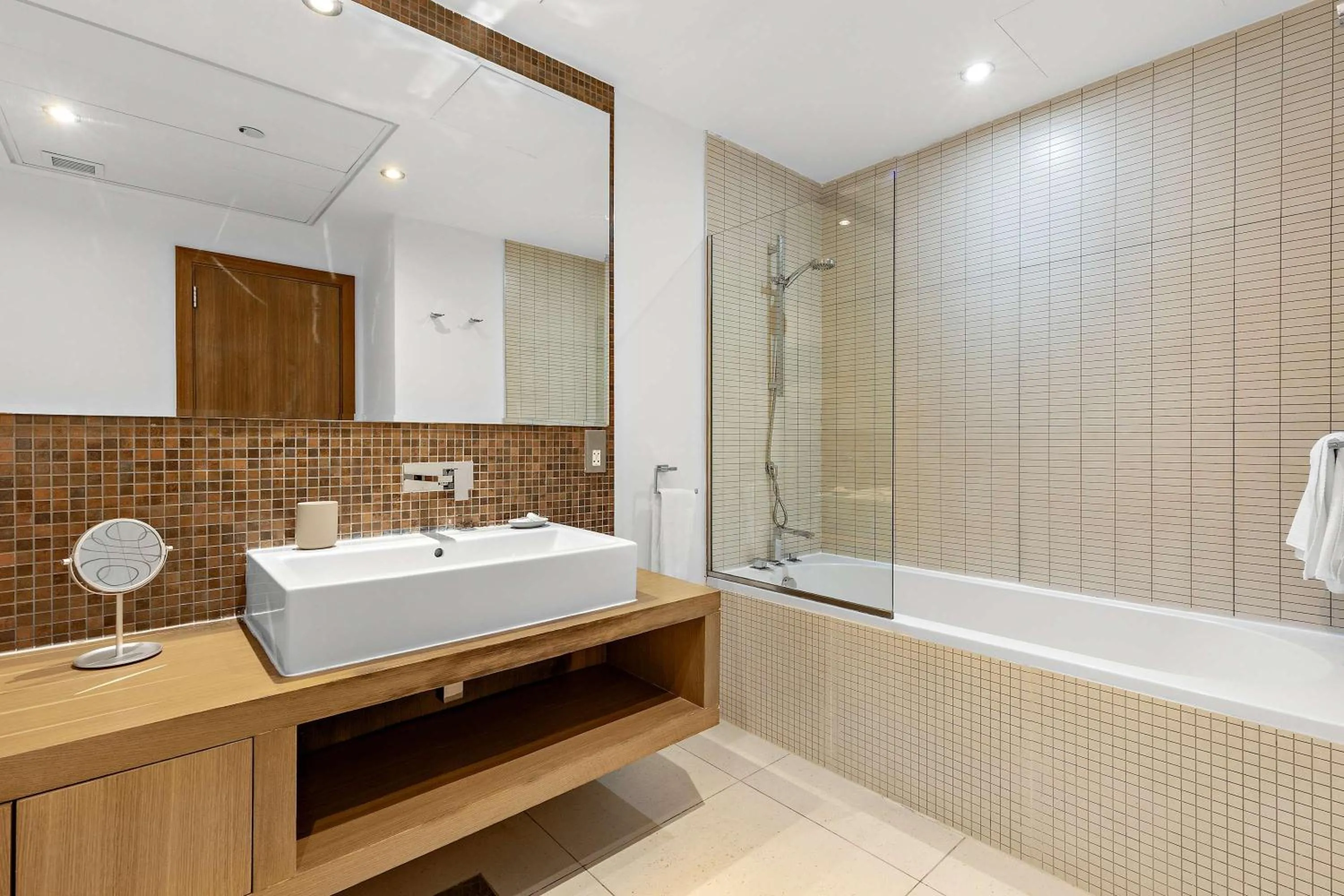 Bathroom in Silkhaus Vacation Homes Chic 1BDR at Al Bandar in Al Naseem A
