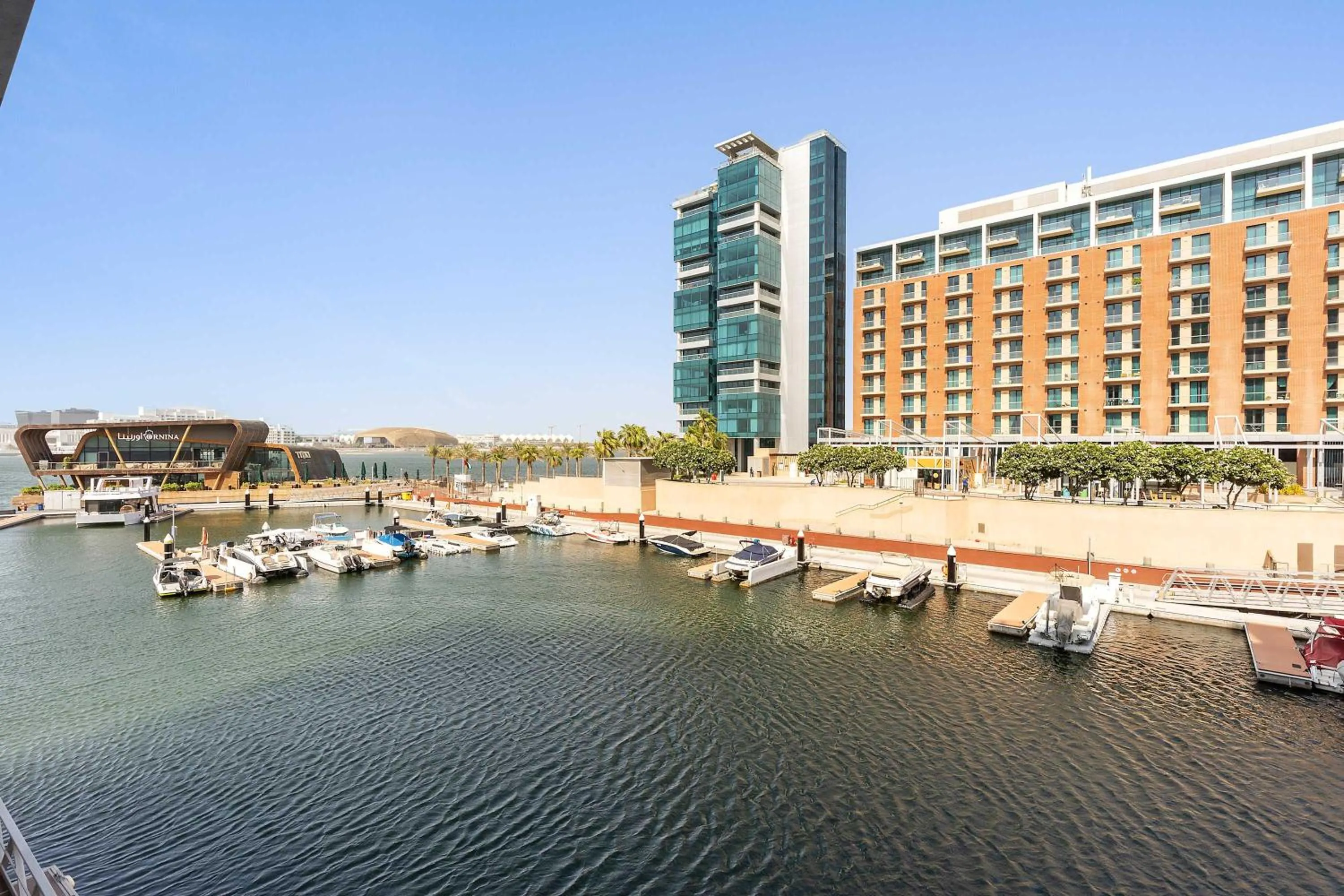 Lake view in Silkhaus Vacation Homes Chic 1BDR at Al Bandar in Al Naseem A