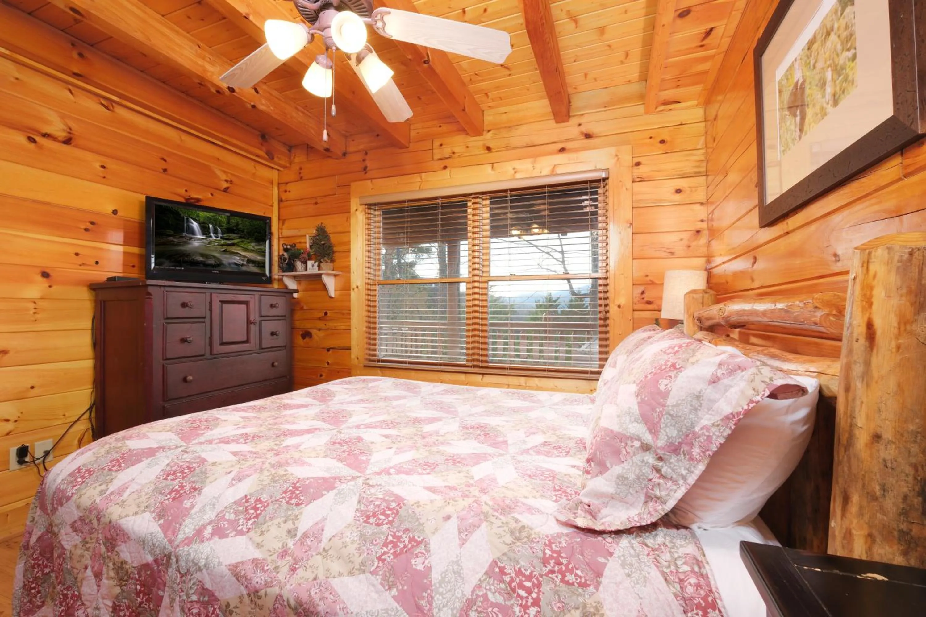 Bed in A Cozy Retreat