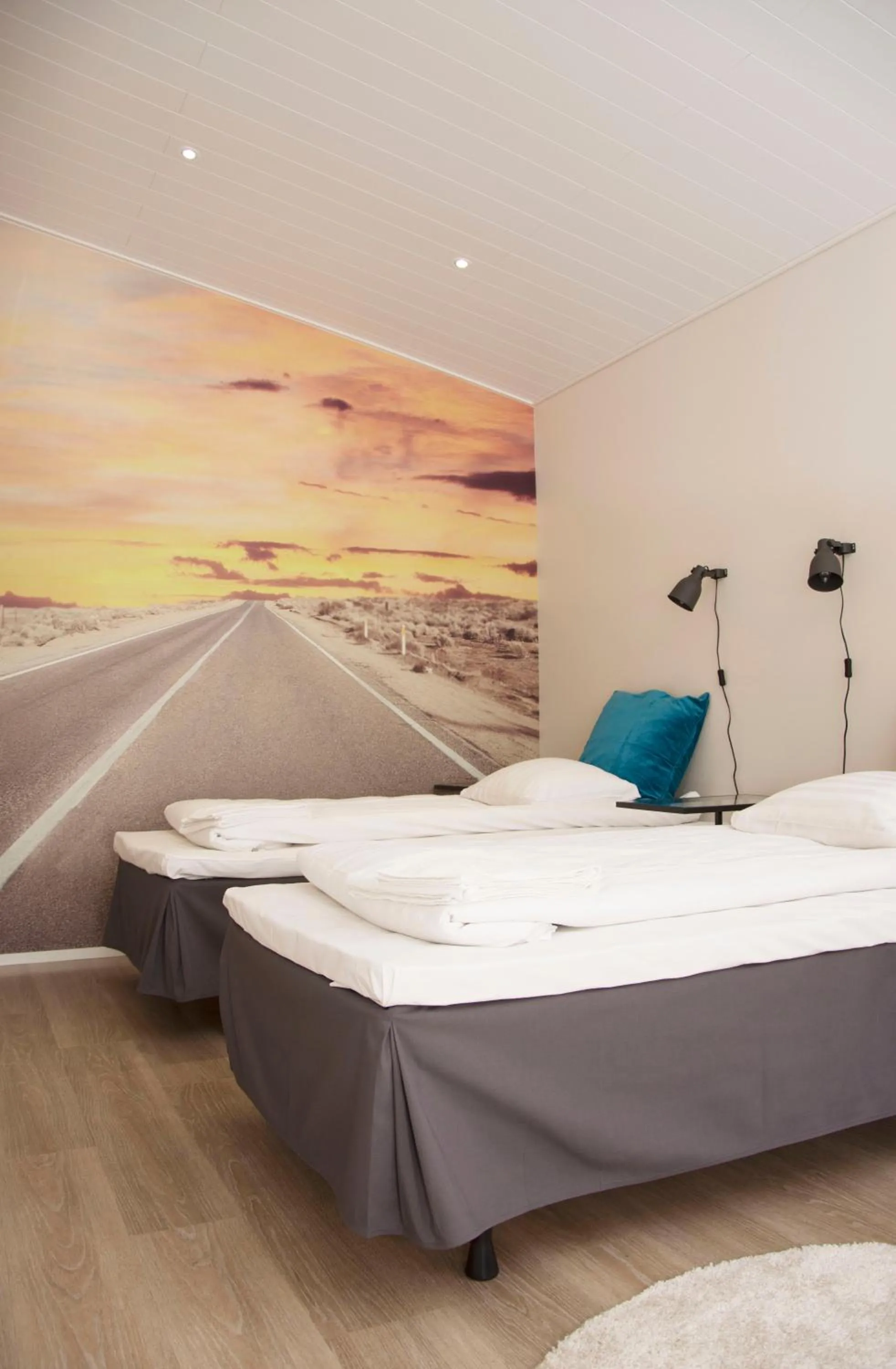 Photo of the whole room, Bed in Autokeidas Forssa Motelli