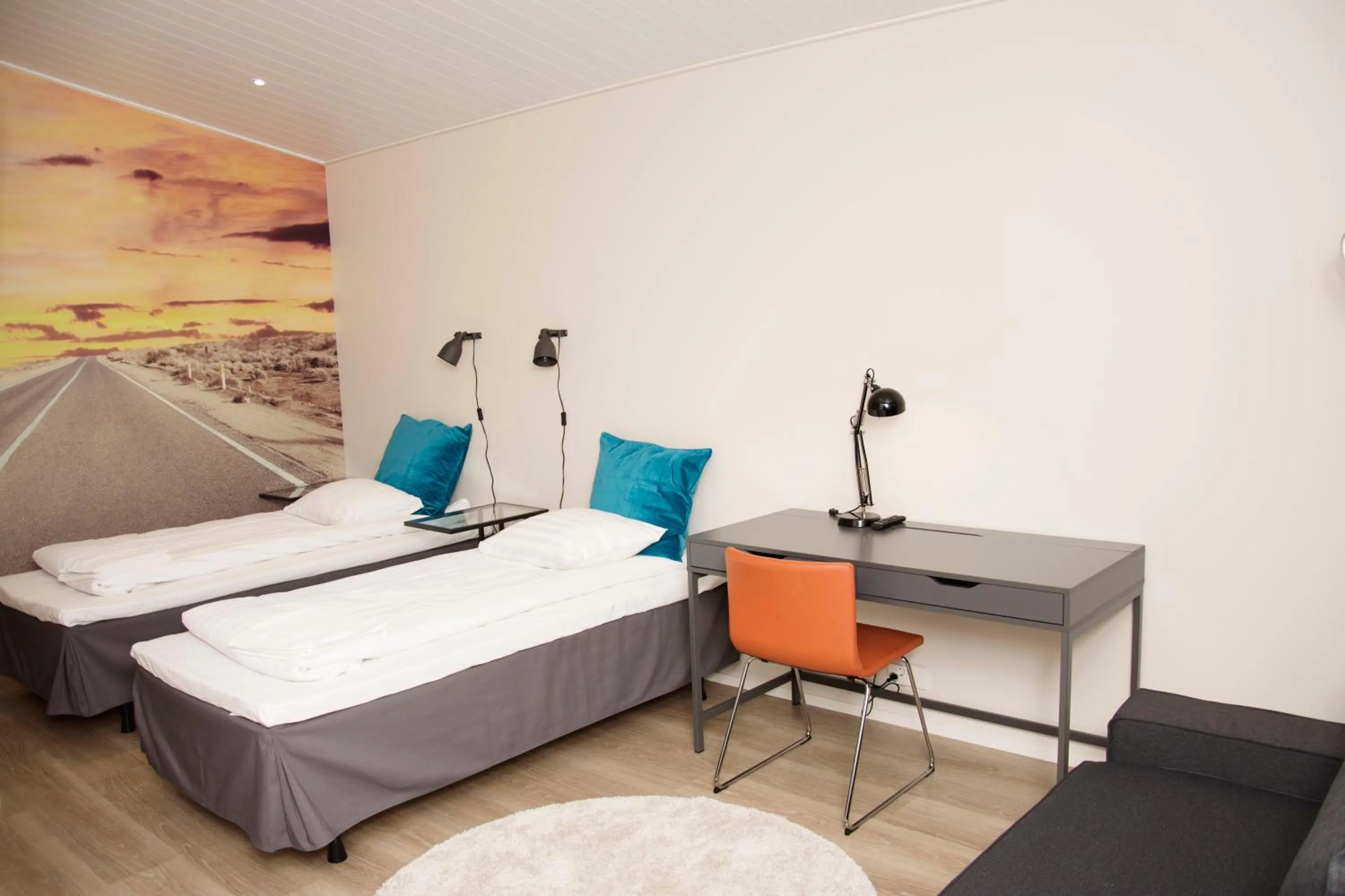 Photo of the whole room, Bed in Autokeidas Forssa Motelli