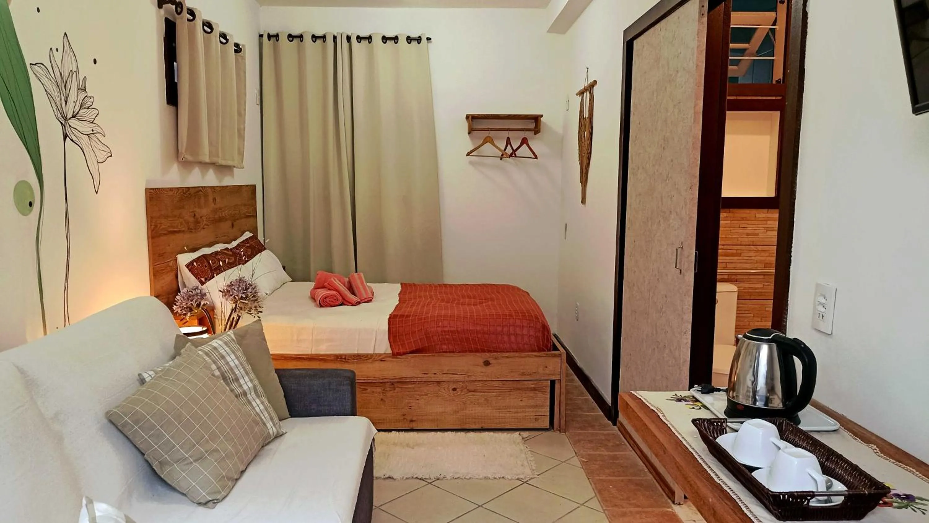 Bed in Solar das Pétalas Guest House