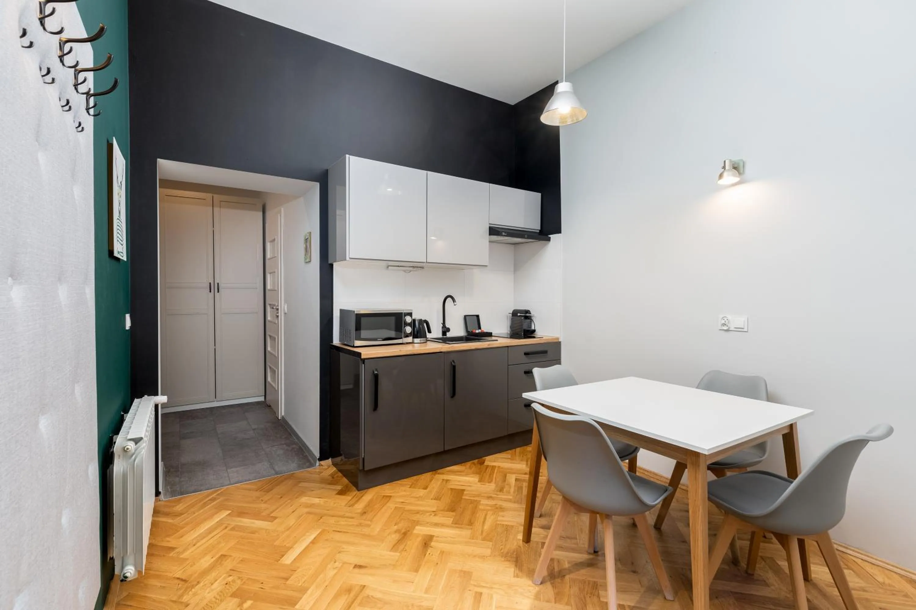 Kitchen or kitchenette in Wawel Apartments - Old Town
