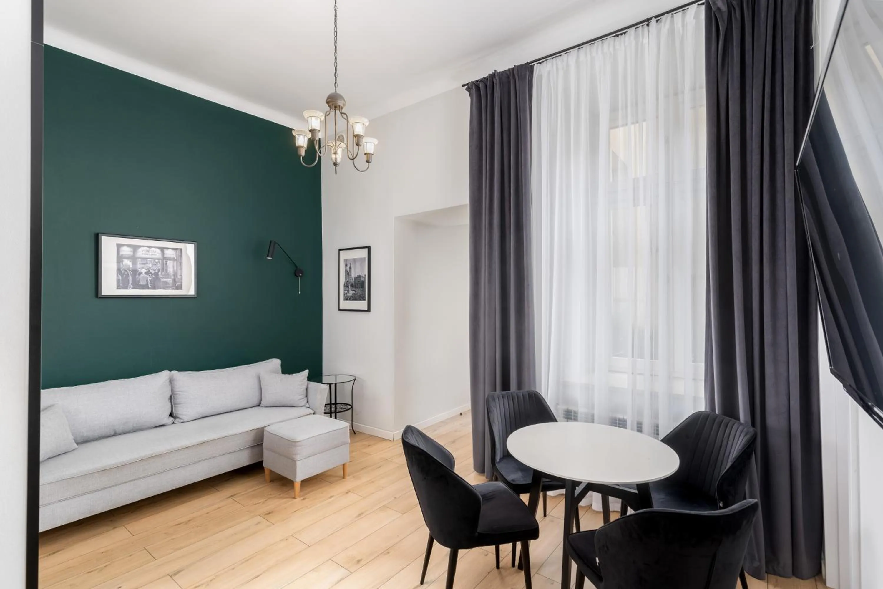 Seating area in Wawel Apartments - Old Town