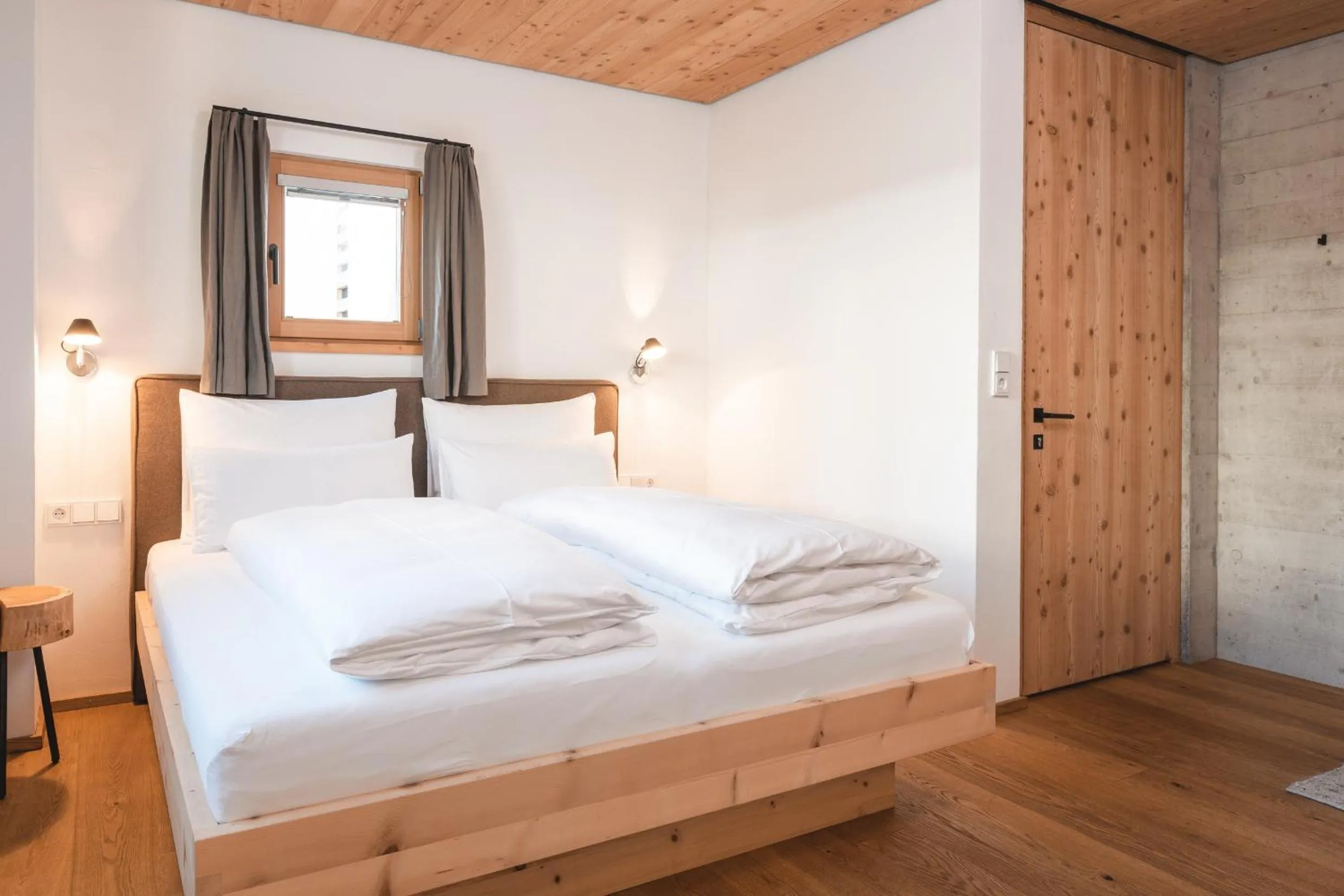 Bed in Chesa Muntanella